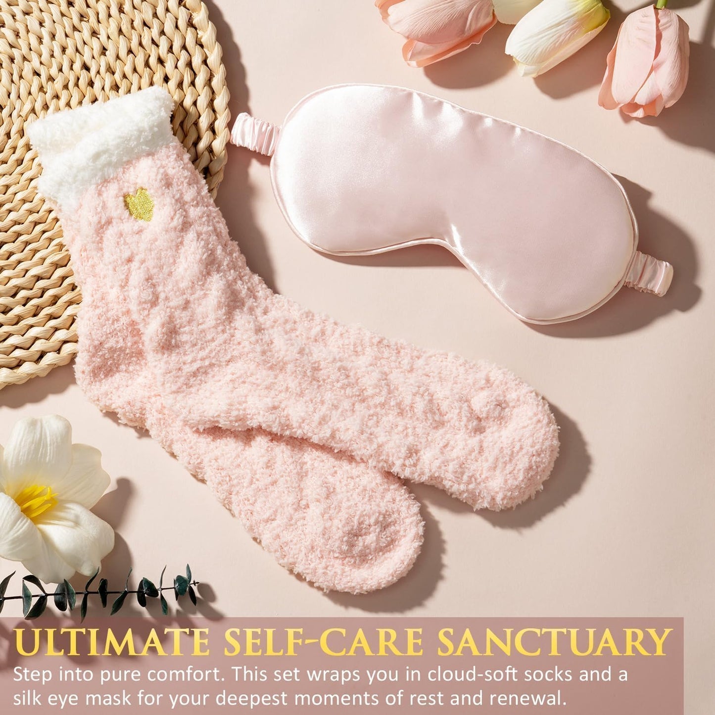 Birthday Gifts for Women Self Care Package Get Well Soon Gift Baskets, Thinking of You Sympathy Gift Set w/ Crochet Flower Bouquet, Unique Christmas Spa Gifts for Women Mom Her Best Friend Sister Wife