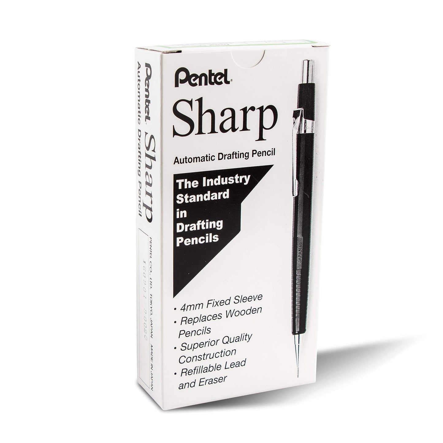 Pentel Sharp Mechanical Pencil, (0.5mm), Metallic Green Barrel, Box of 12 (P205MD)
