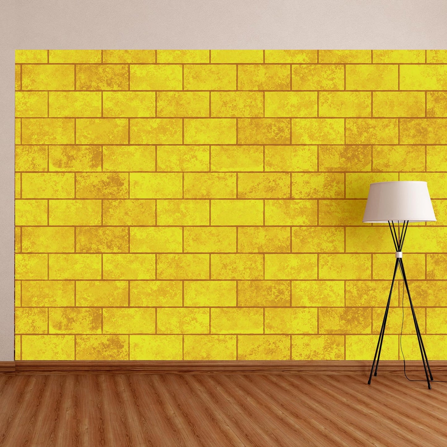 Tenceur Bulletin Board Paper 24 Inch x 100ft Fade Resistant Paper Roll for Classroom Decor (Yellow Brick)