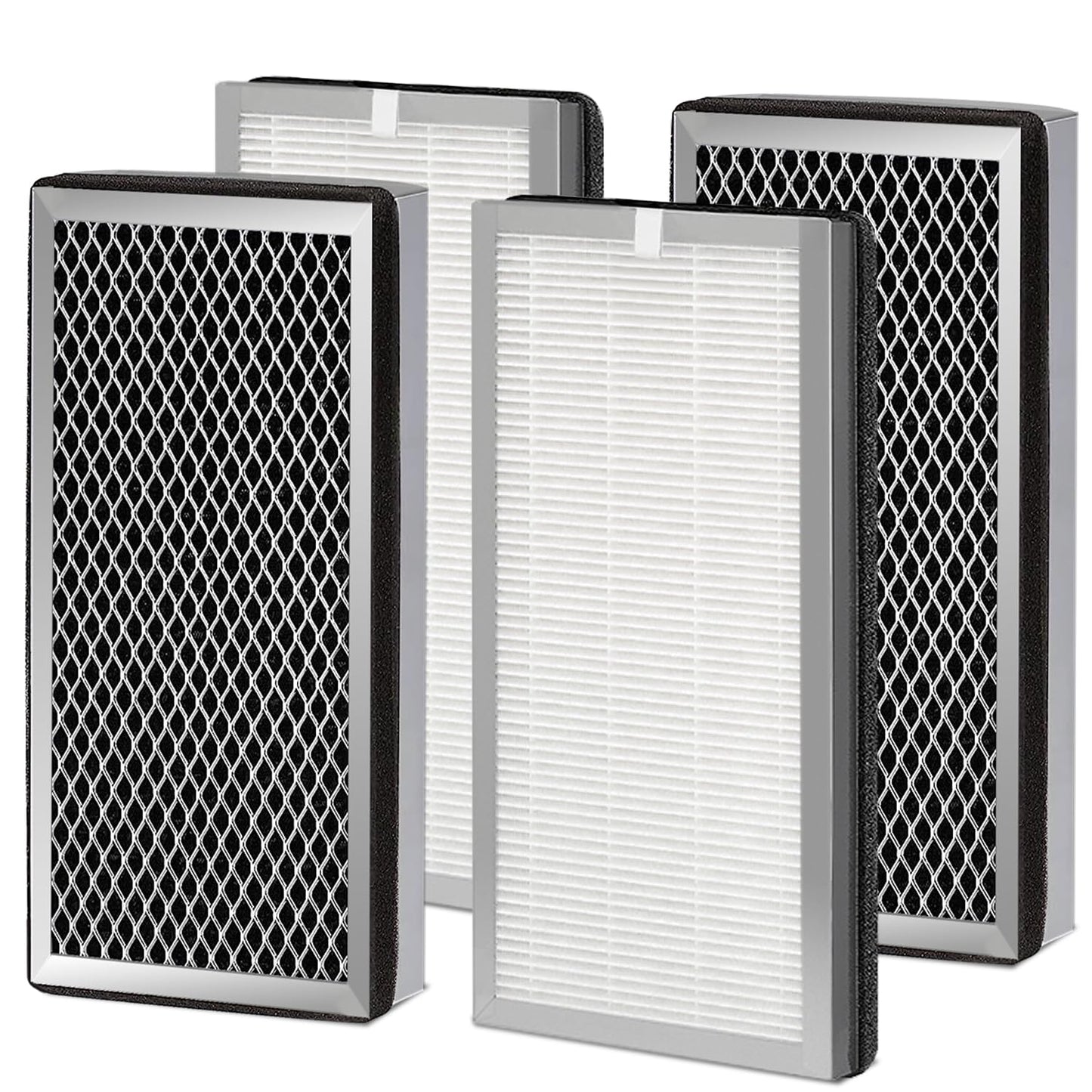 NXBHG 4 Pack 15 Replacement Filter for MA Air Puri-Fier Models 15, 3-in-1 Contains Pre-Filter and Activated Carbon Fil-ter, (4 Pack)