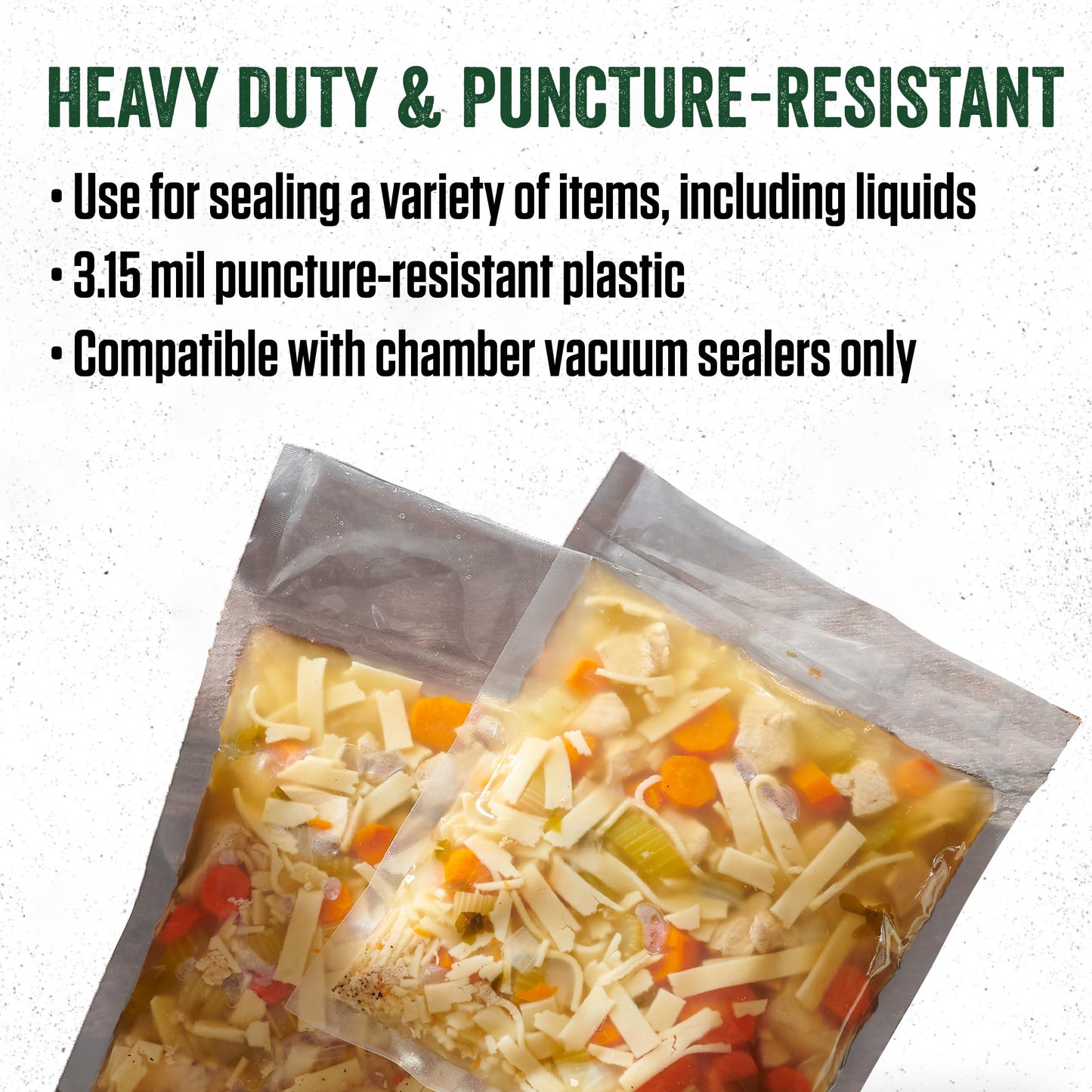 LEM Maxvac Pro Chamber Sealer Bags 6" x 9"