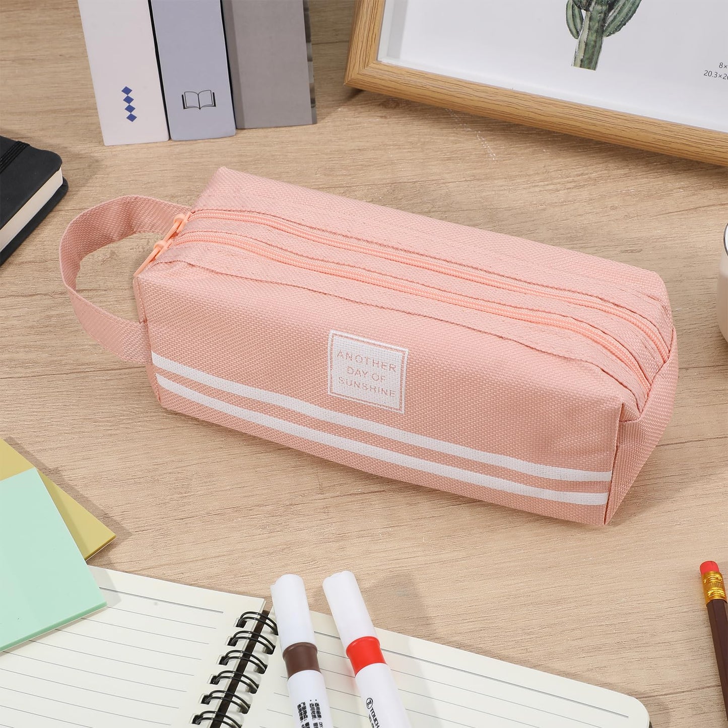 Caeuiciw 24 Pcs Cute Pencil Case Aesthetic Student Pencil Pouch Coin Pen Pouch Cosmetic Bag Office Stationery Organizer For Kids Teen School