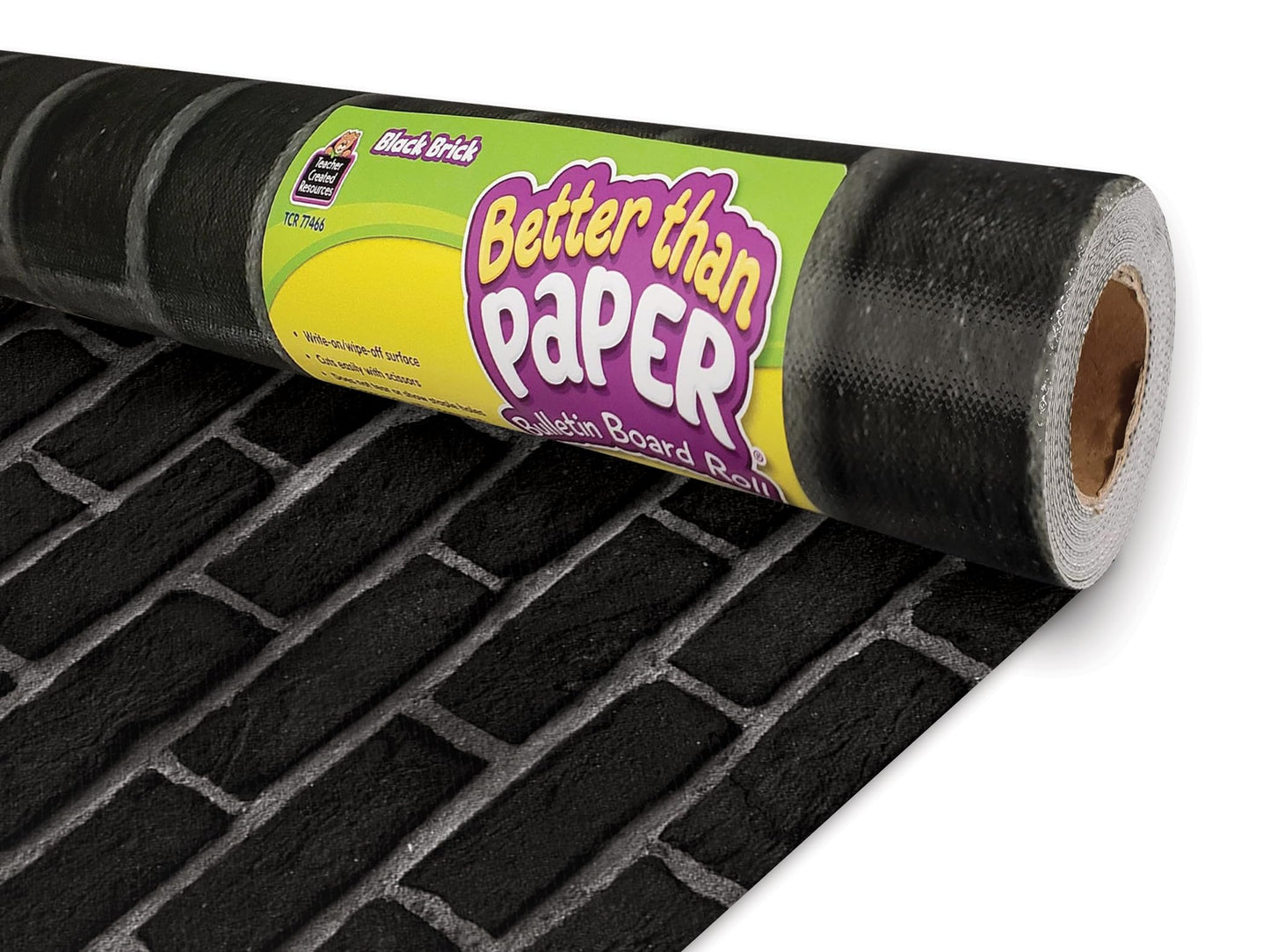 Teacher Created Resources Black Brick Better Than Paper® Bulletin Board Roll (TCR77466)