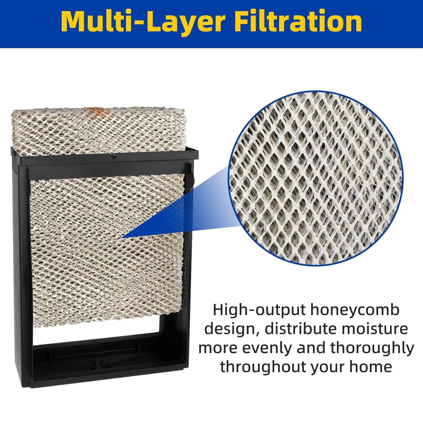 Ximoon 4839 Humidifier Maintenance Kit Fit for Aprilaire 600 Series Parts - 35 Water Panel Filter Replacement for AprilAire Whole House Humidifier 600, 600A, 600M