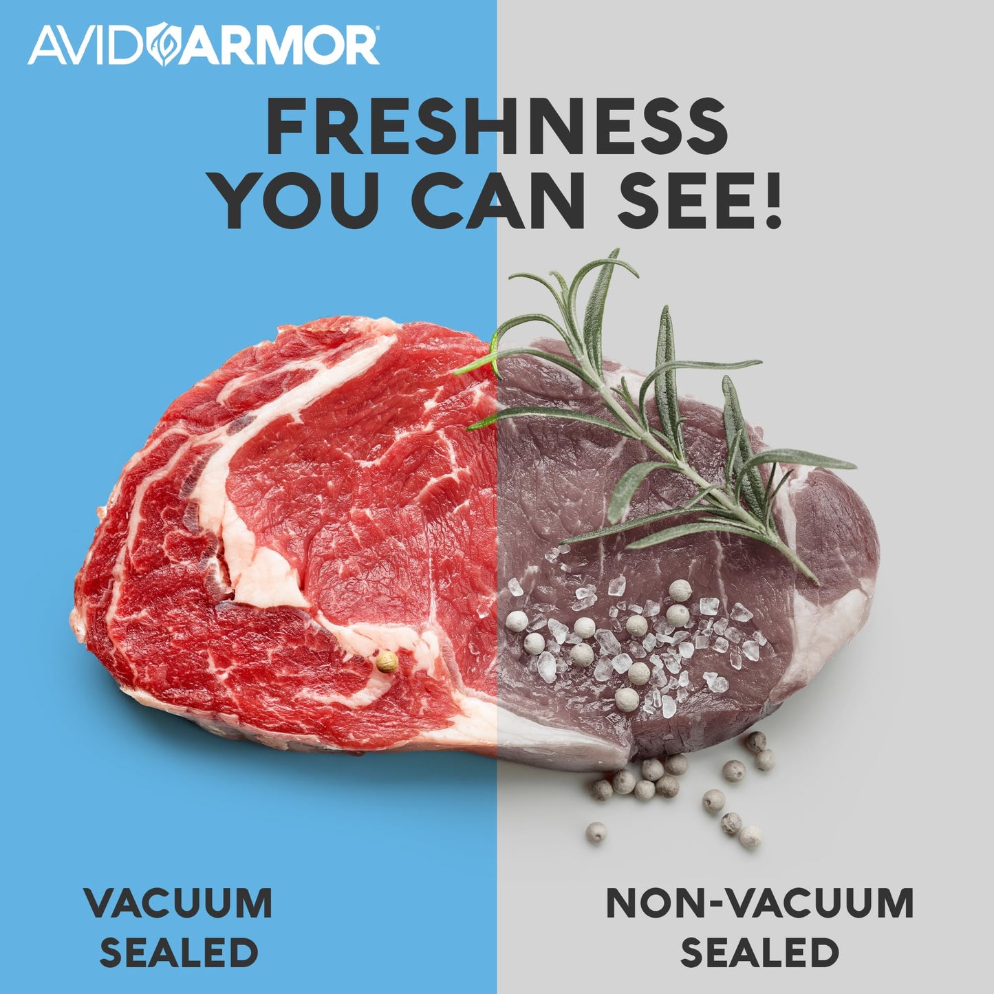 Avid Armor – Chamber Machine Pouches 3.5mil, Pre-Cut Chamber Vacuum Sealer Bags, Heavy Duty Seal Pouch, BPA-Free Chamber Sealer, Assorted Size Pack, 6"x10", 8"x10", 11"x10" - Pack of 300
