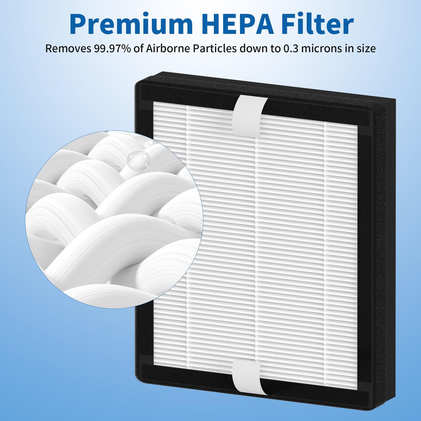 4 Packs IAF-H-100B Replacement Filter B Compatible with Idylis AC-2125, AC-2126, IAP-10-125, IAPC-40-140, IAP-10-150, IAP-10-050 Air Cleaner Purifiers with 4 Activated Carbon Pre-Filter