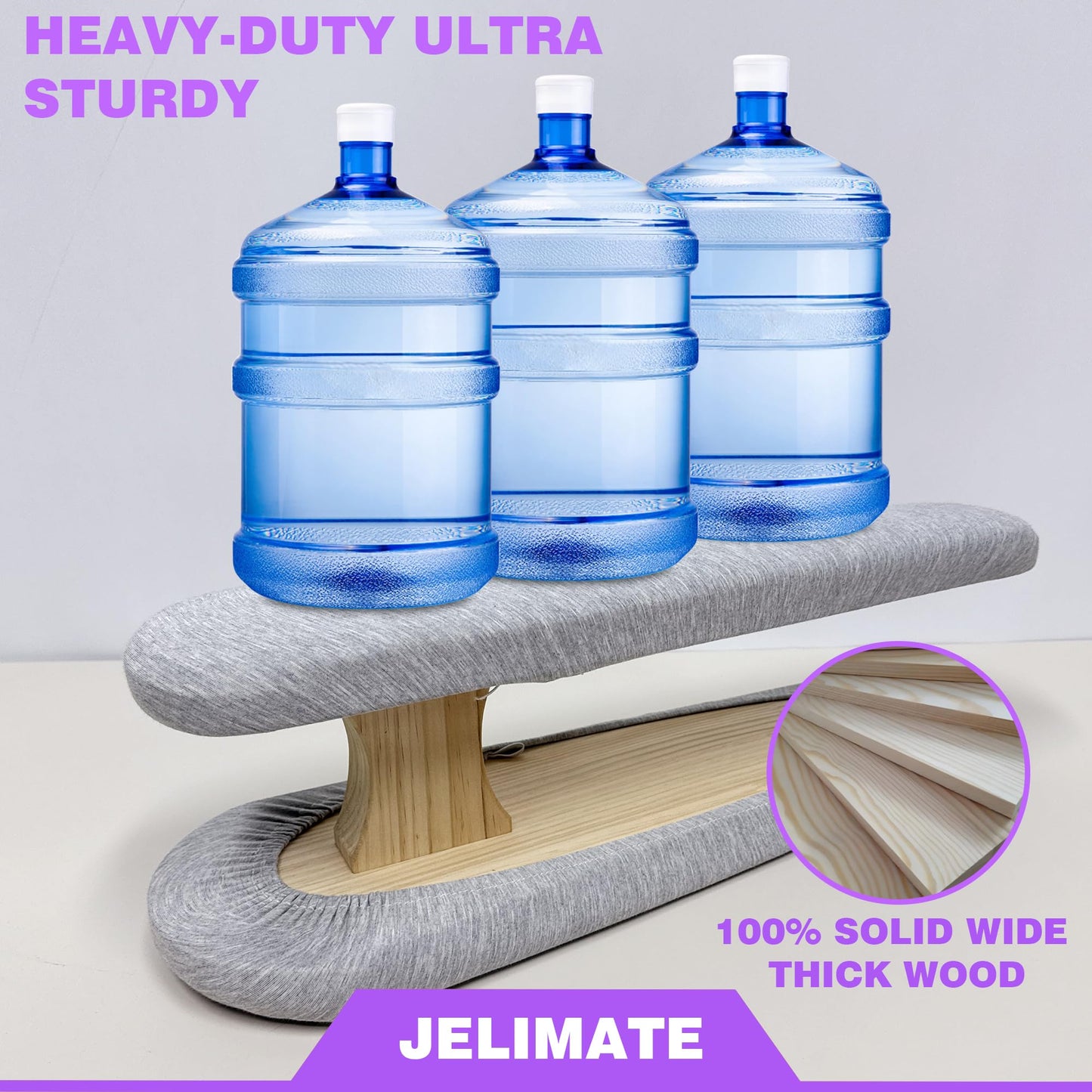 JELIMATE Padded Pants & Sleeve Ironing Boards with Ultra Thick Padding, Double Side Ironing Board
