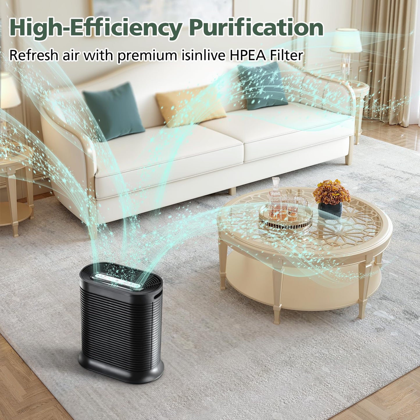 6 Pack HPA300 Filter Replacement Compatible with Honeywell Hepa HPA300 HEPA Air Purifier, Fits for Honeywell Air Purifier Filter Replacement - Models HPA300VP HPA304 HPA3300