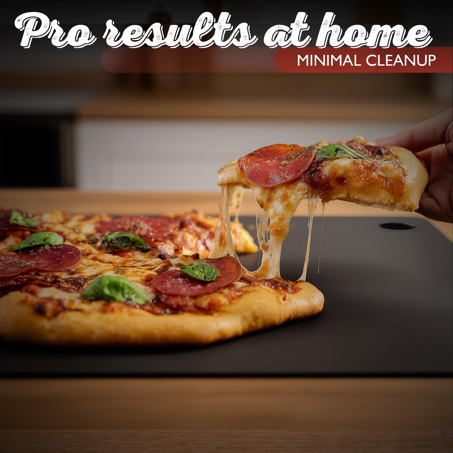 Boachee Pizza Steel XL 16"x13.4" – Heavy-Duty Baking Steel for Oven & Grill, Pizza Stone Alternative for Crispy Crust, Faster Heat Transfer, Professional Pizza Baking Sheet