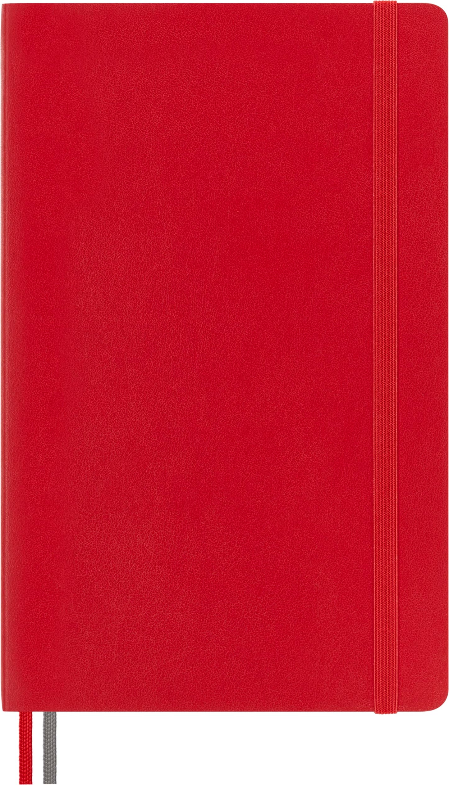 Moleskine Classic Expanded Notebook, Soft Cover, Large (5" x 8.25") Ruled/Lined, Red, 400 Pages