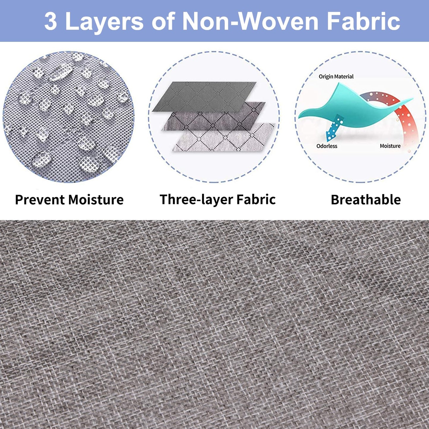 Fixwal Under Bed Storage Containers 4 Pack, Reinforced Underbed Organizer Below 4.5 Inches Low Profile Clothes Storage Bins with Sturdy Sidewalls and Bottom