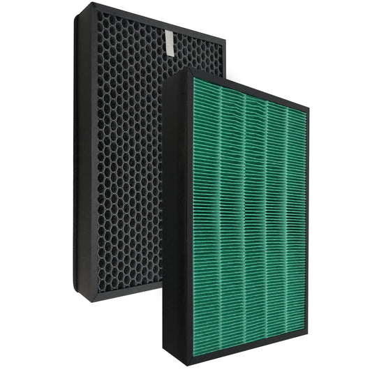 2 Pack 250/250S Replacement Filter for Coway AIRMEGA 250 / 250S Smart Air Purifier Max 2 Green True HEPA with Active Carbon Filter Part # AP-1720-FP AP1720FP (Pack of 2)