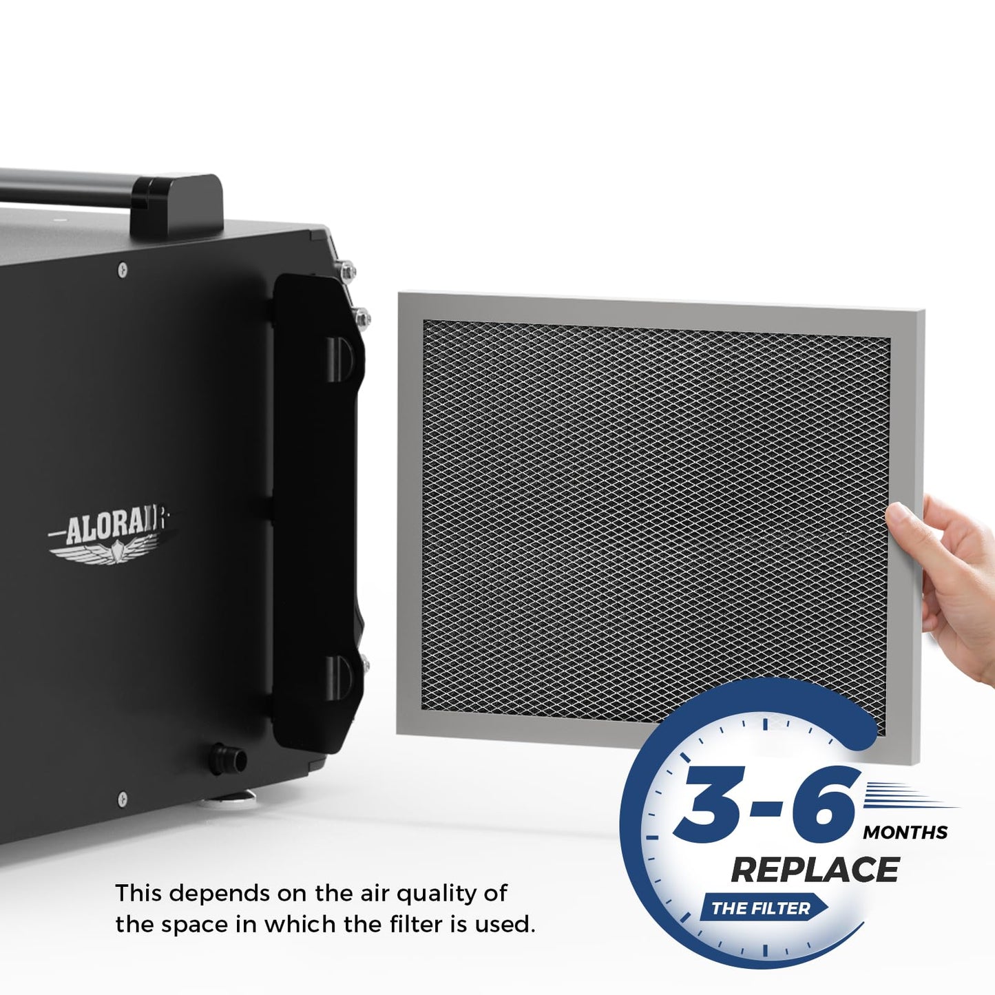 ALORAIR MERV-1 Filter Replacement Set for Crawl Spaces Dehumidifiers Galaxy 60 / Galaxy 60P / Galaxy 85P