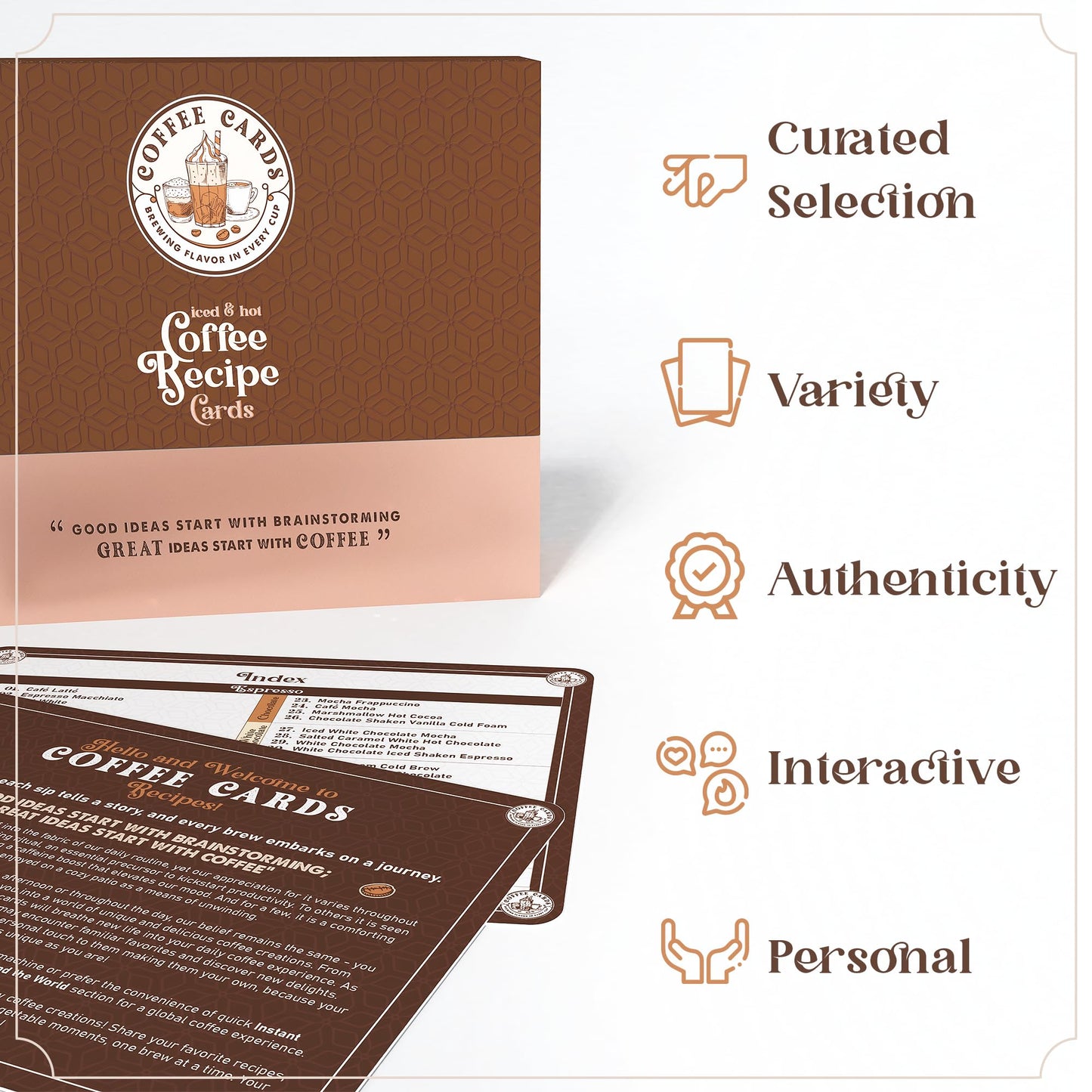 f&m. creations Coffee Gift Set for Enthusiasts - Compact & Convenient Coffee Bar Accessories, Essential Station Addition, Kitchen Decor