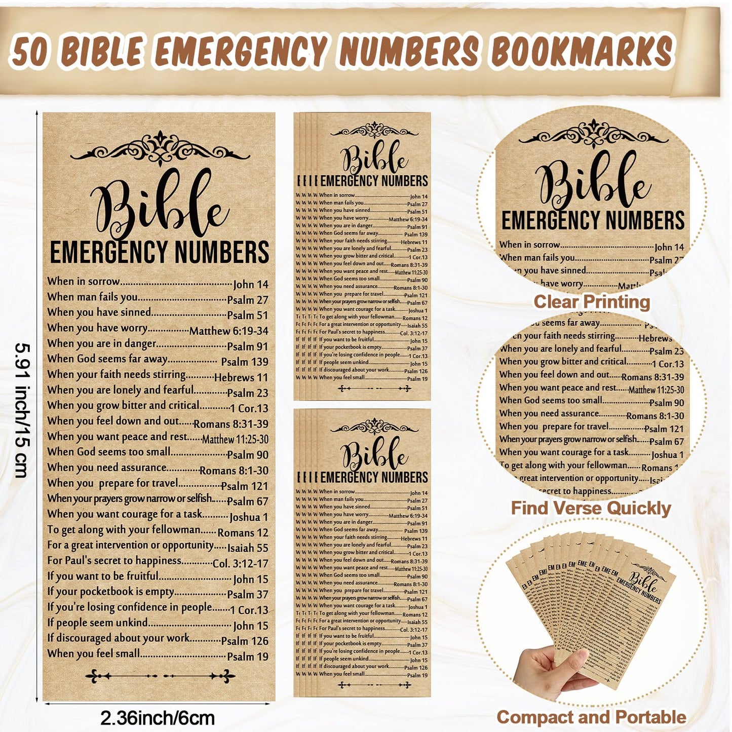 Feifeiya 50 Sets Father's Day Christian Gifts Bulk for Men, Bible Verse Gel Pens with Religious Wristbands and Bible Emergency Numbers Bookmarks, Religious Gift Set for Dad Grandpa Church Members
