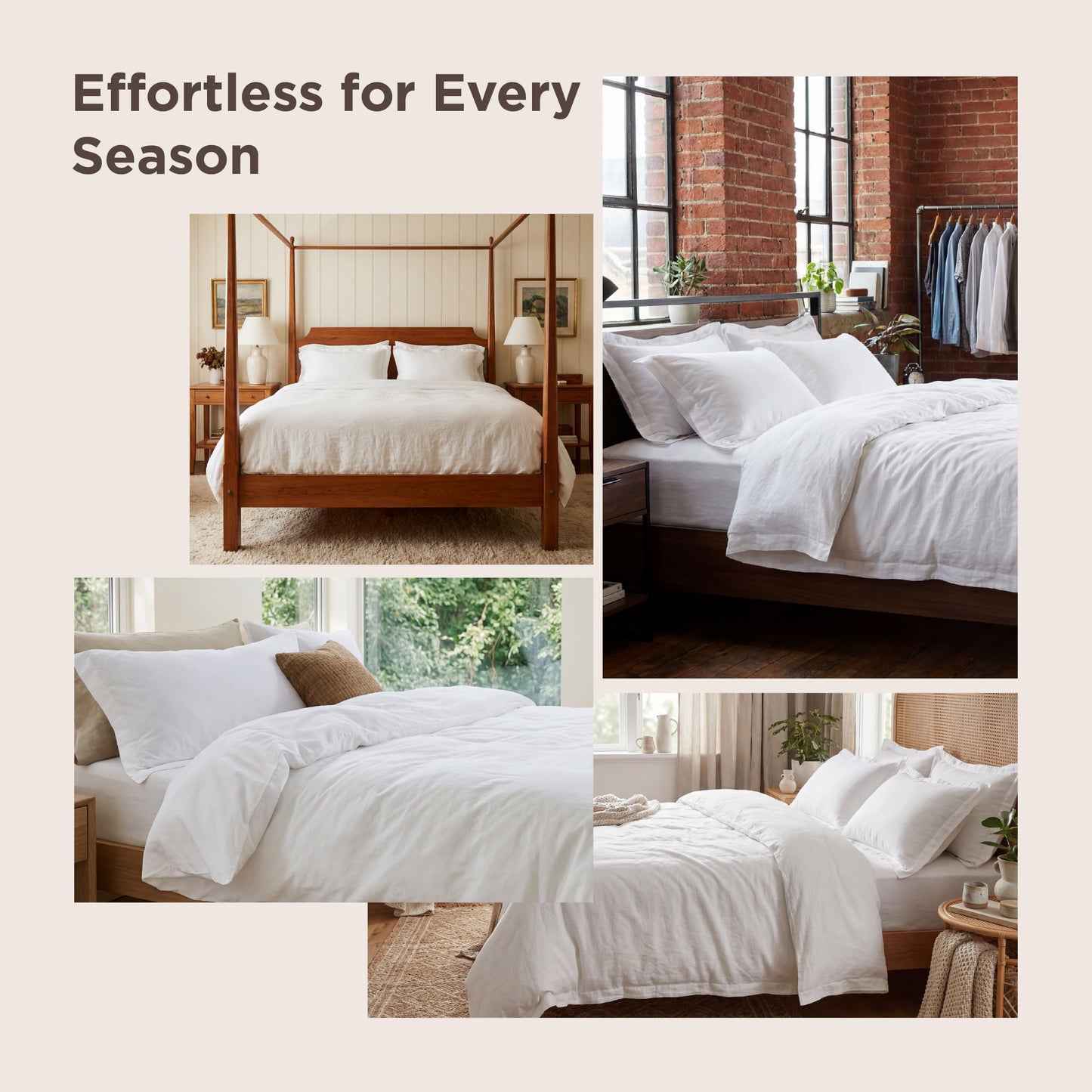 Bedsure Duvet Cover King Size Only - Prewashed Cotton-Like Polyester Extra Soft All Season Bedding, Includes 1 Duvet Cover 104x90 Inches with Zipper Closure, White, (No Comforter)