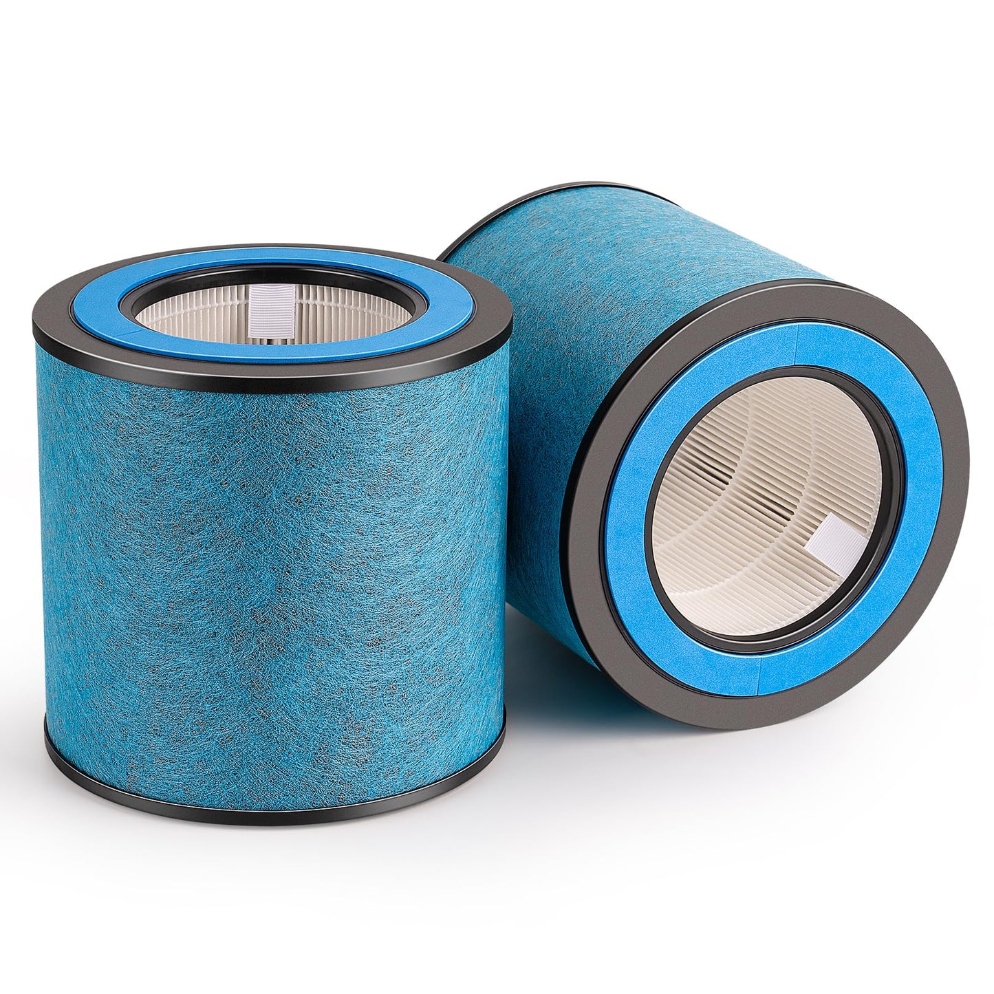 Leemone HP152 HP153 Replacement Filter Compatible with Shark Air Purifier HP150, HP151, HP152, HP153, HP155, UA155, HP152C, HE15FKPET, NeverChange True HEPA with Pet Particle Barrier, 2 Pack