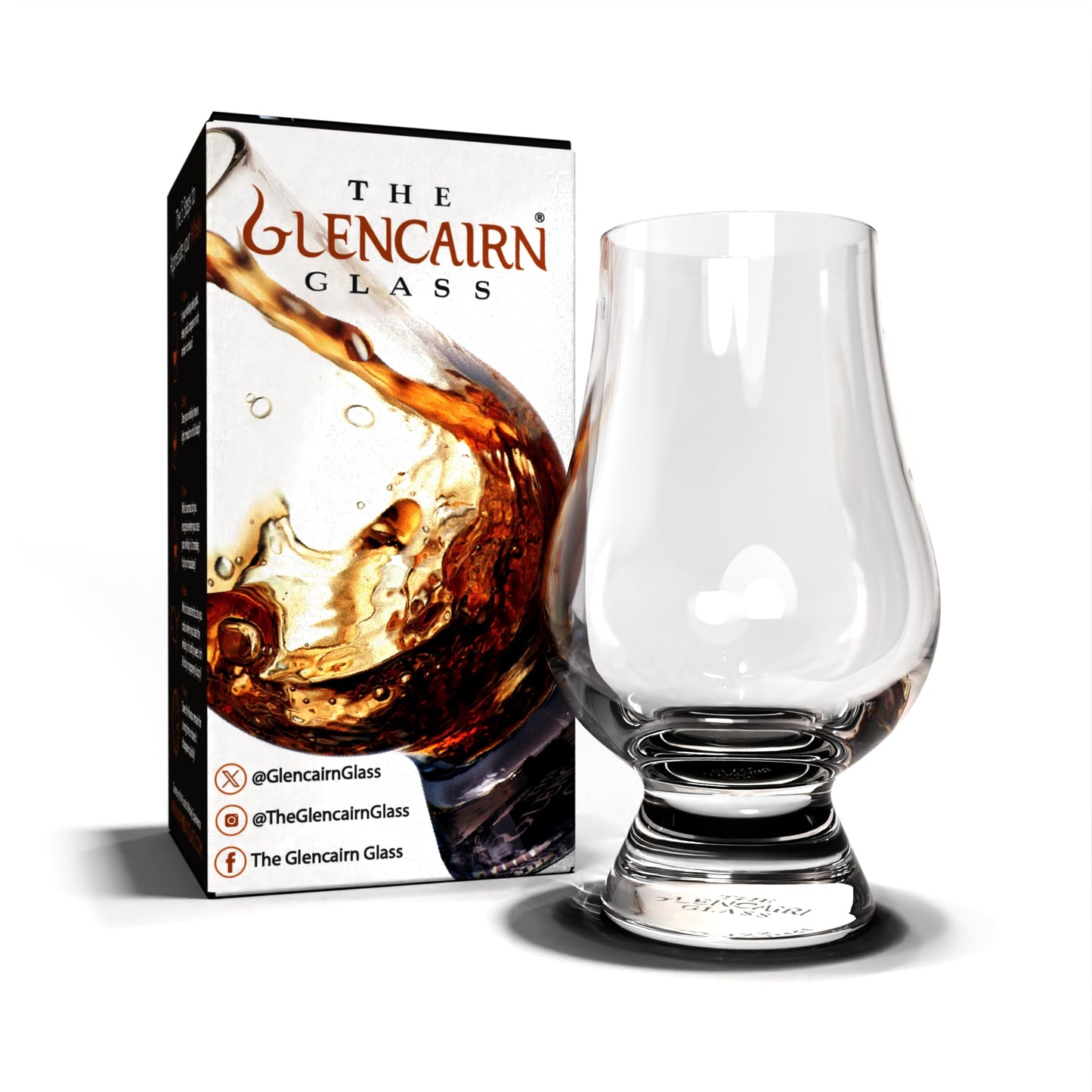 GLENCAIRN Crystal Whiskey Glass, 4 Pack Gift Set