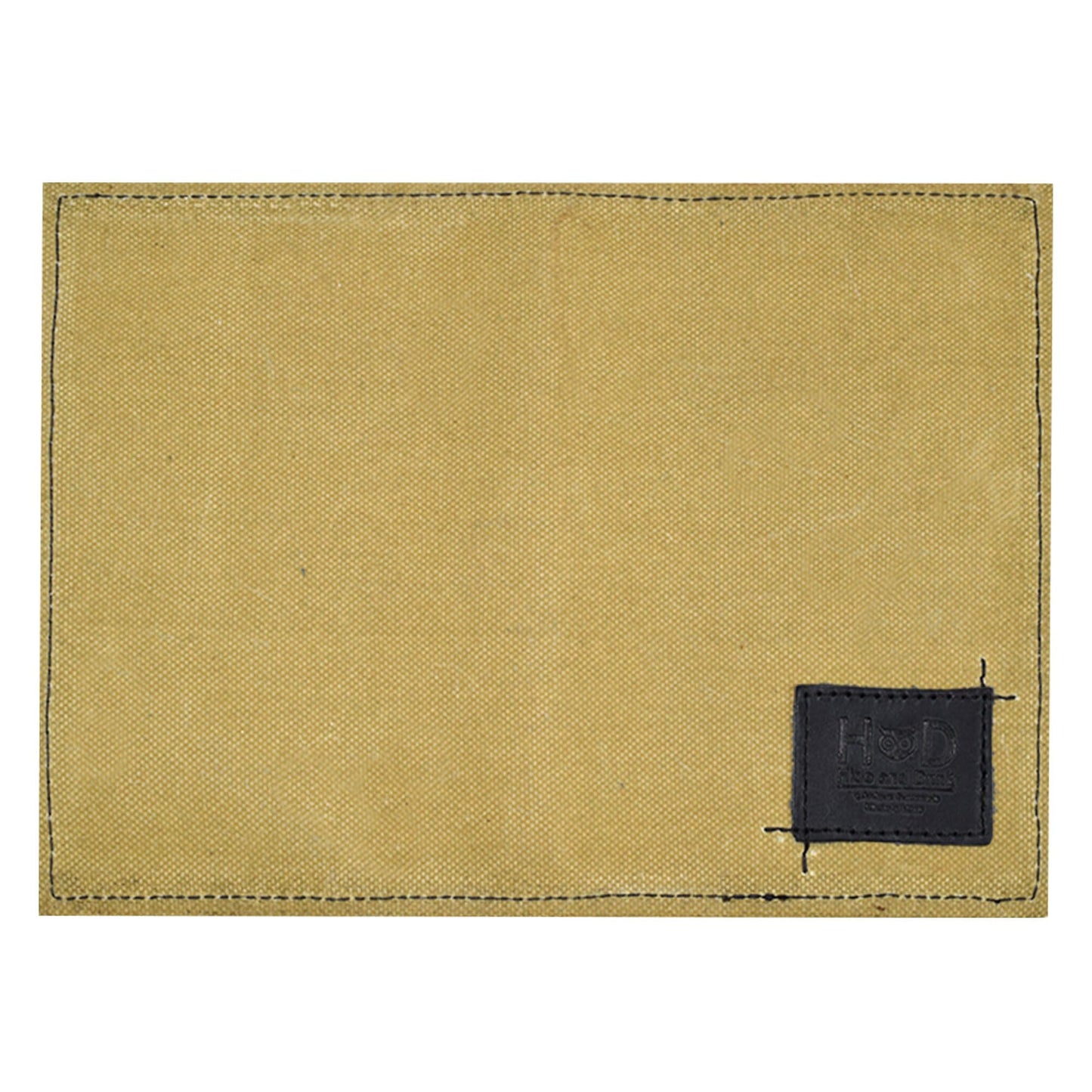 Hide & Drink, Waxed Canvas Field Notes Cover, Wallet Case (3.5 x 5.5 in.) Journal Cover with Pencil Paper & Cards Slot, Travelers Pocket Notebook Handmade (Charcoal Black)