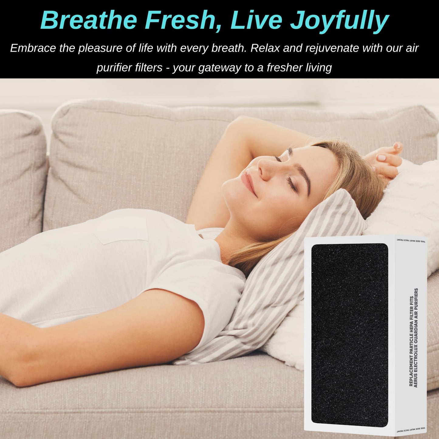 Replacement HEPA Filter with TiO2 for Enhanced Air Quality - Compatible with Aerus Electrolux Guardian Series Air Purifiers