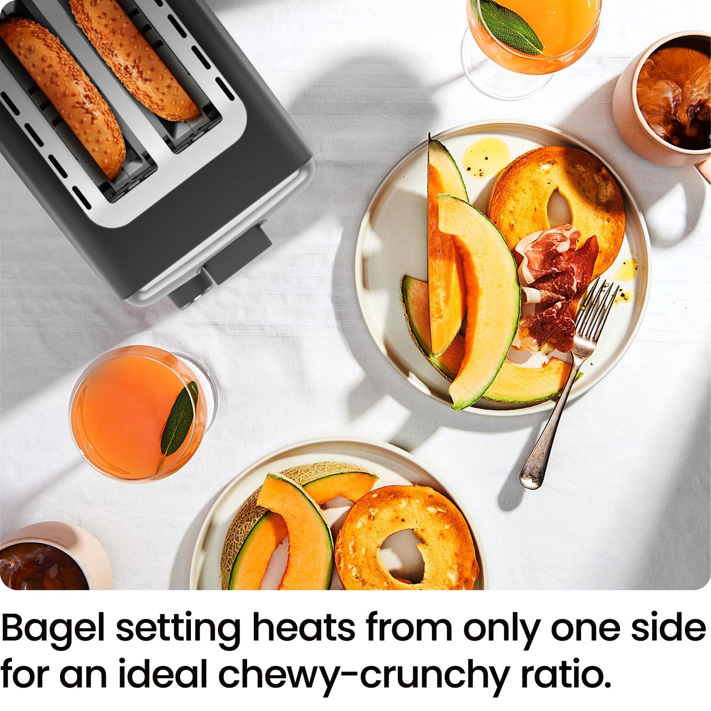 Chefman 2 Slice Toaster, 7 Shade Settings, Removable Crumb Tray, Thick Bread and Bagel Toaster with Defrost and Cancel Buttons – Black