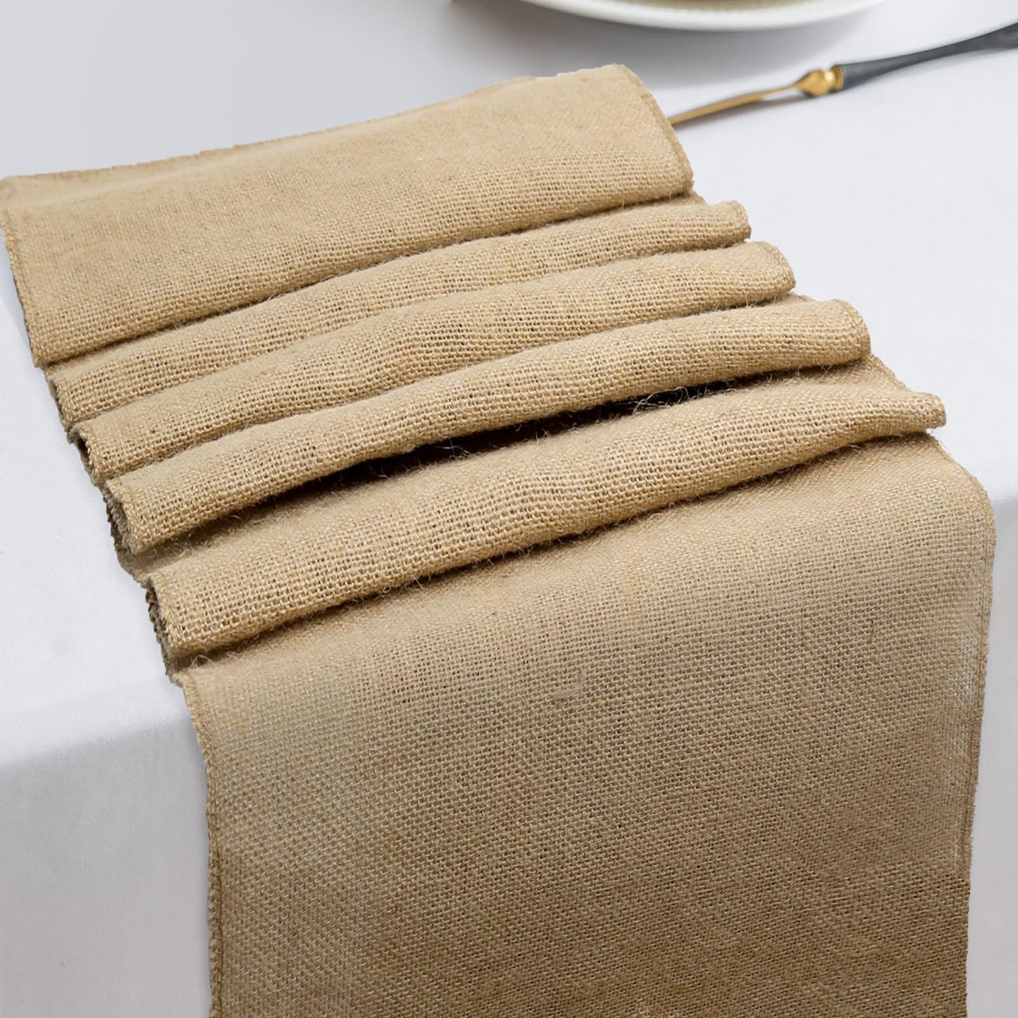 13 Pack Burlap Table Runners 12 x 108 Inches Farmhouse Jute Runner Rustic Burlap Table Runners for Wedding Birthday Engagement Party Home Dining Kitchen Decor