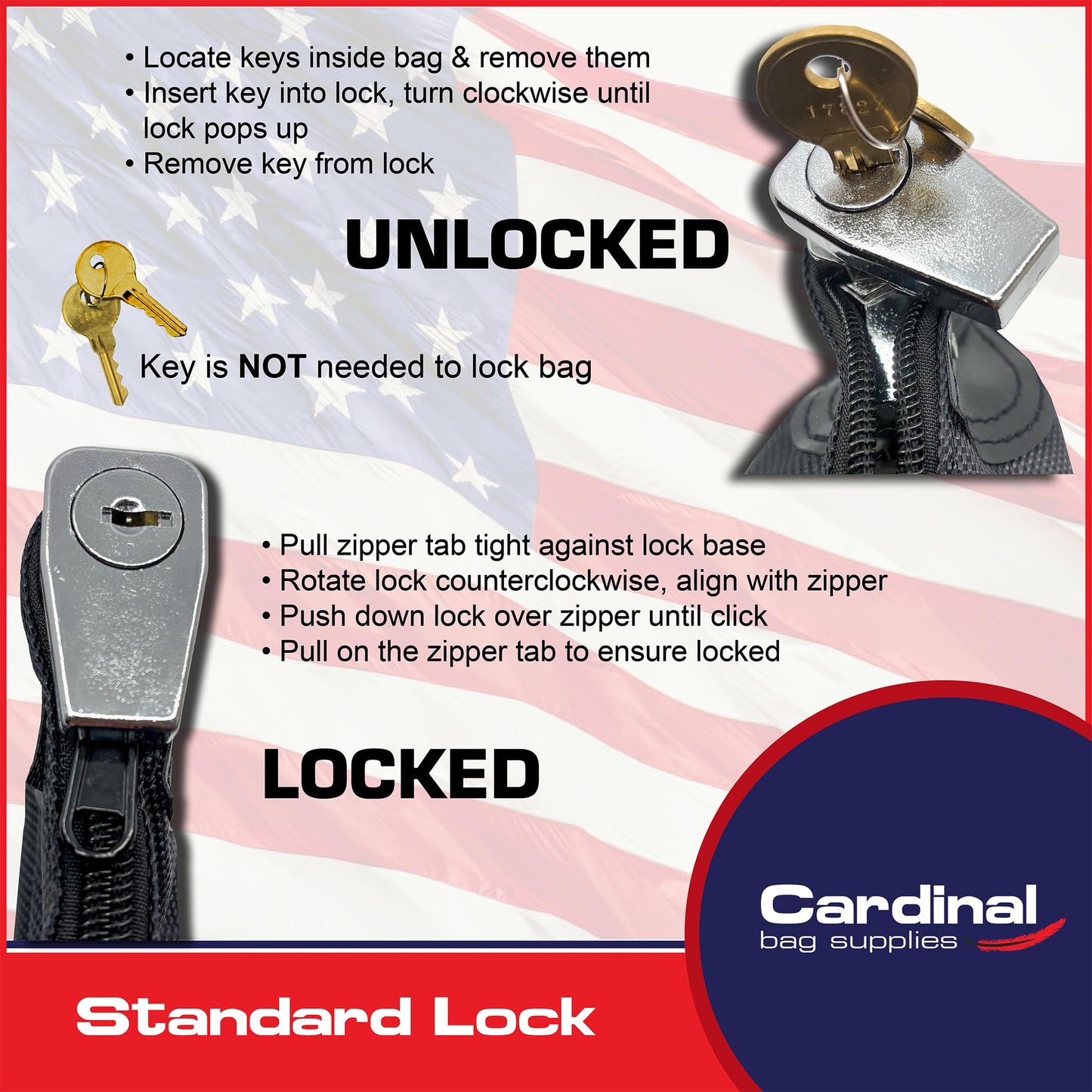 Cardinal Bag Supplies Locking Document Security Pouch – 11" x 15" Confidential File Storage Bag with Keyed Lock for Legal, Financial, and Business Records – HIPAA Compliant (Teal)