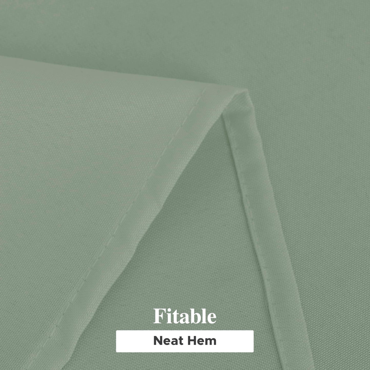 Fitable 6 Pack Sage Green Rectangle Table Clothes - 70 x 120 Inch - Wrinkle and Stain Resistant Fabric Tablecloths, Washable Polyester Table Covers for Wedding, Party, Banquet, Formal Events