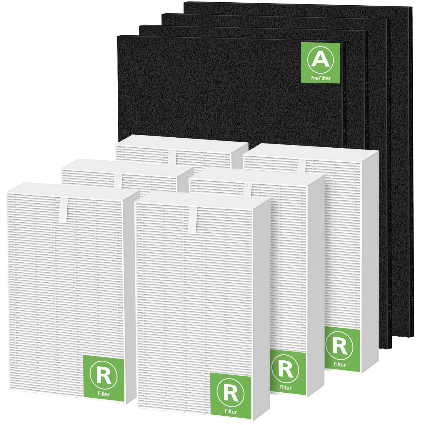 6 Pack HPA300 Filter Replacement Compatible with Honeywell Hepa HPA300 HEPA Air Purifier, Fits for Honeywell Air Purifier Filter Replacement - Models HPA300VP HPA304 HPA3300