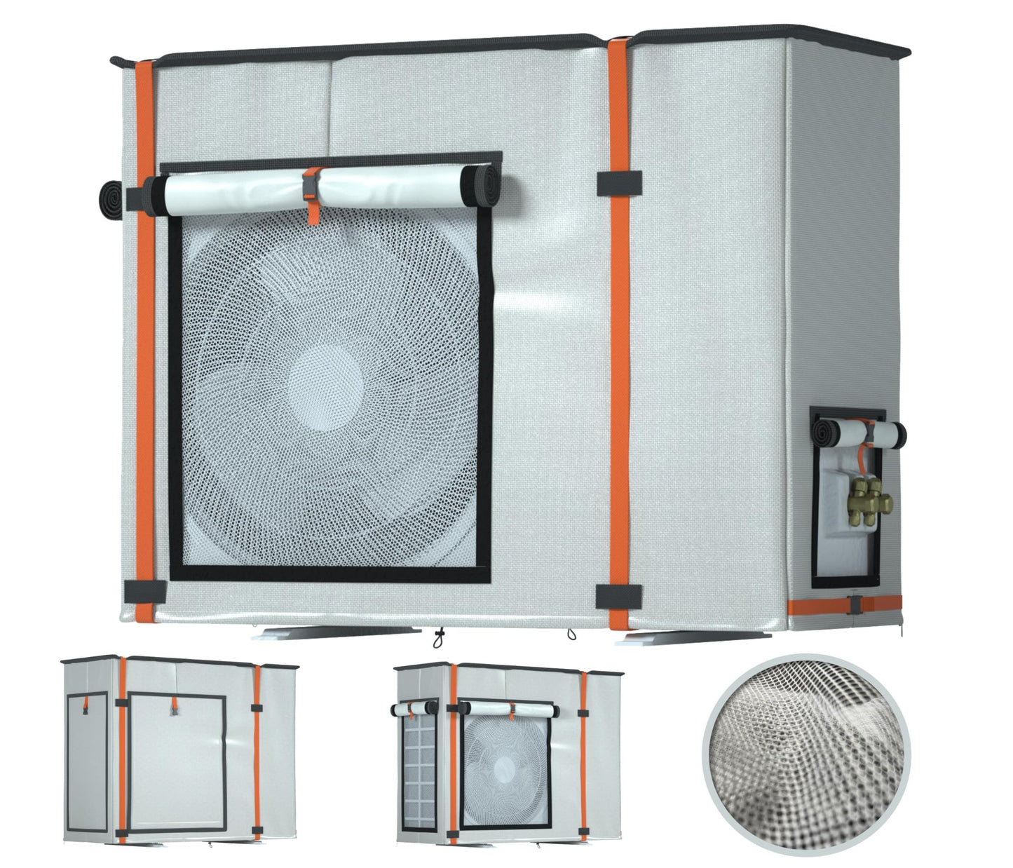 Mini Split Cover for Air Conditioner Outside Unit, 29.1"L x11.8"W x 21.7"H Outdoor Air Conditioner Cover Can beUsed in Air Conditioner Operation, AC Protector for 9000-12000 BTU