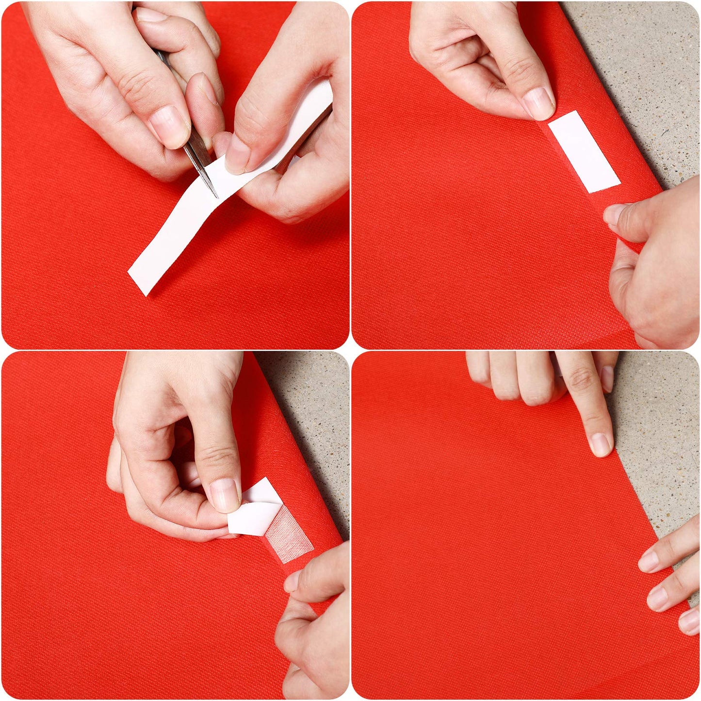 Shappy Red Carpet Runner Rug for Party 55gsm Thickness with 1 Piece Carpet Tape for Wedding Christmas Xmas Christmas Outdoor Accessories, Wedding Party Hallway Rug(2.6 x 30 Feet)
