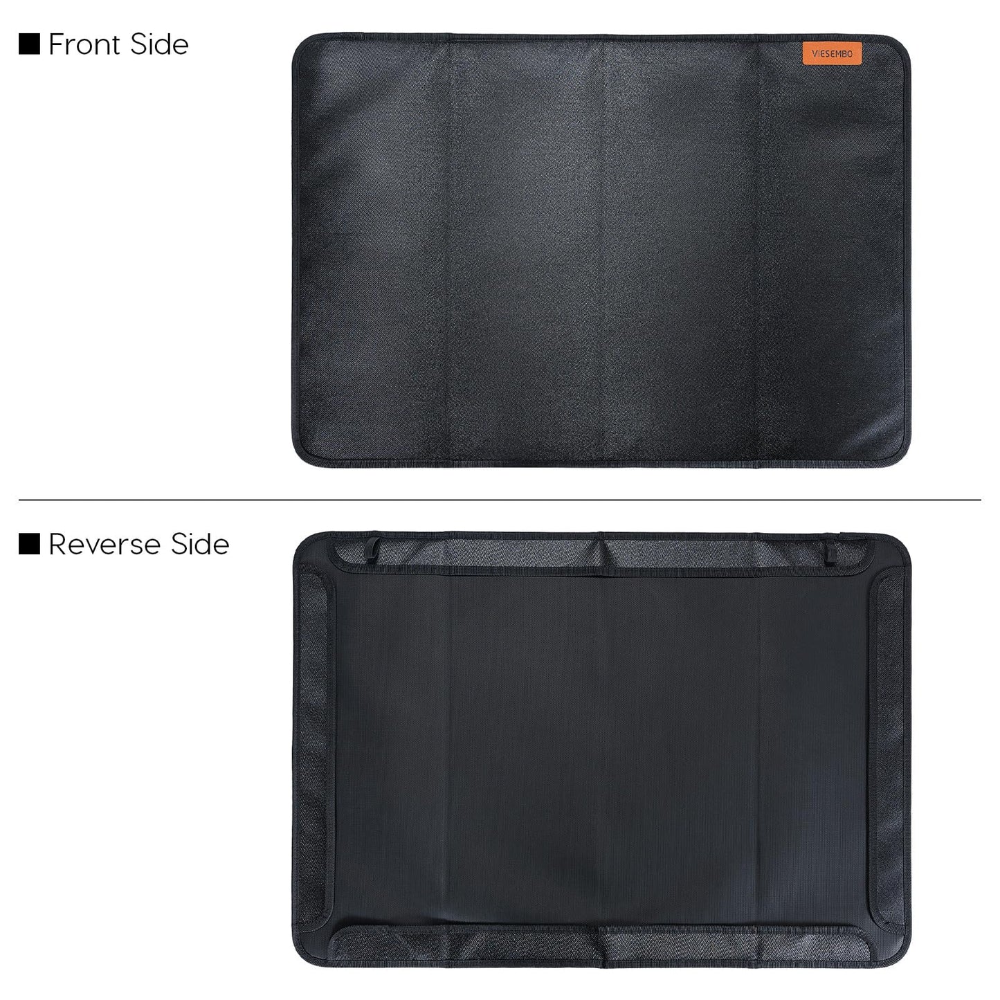 Fireproof Gas Stove Top Cover – Heat-Resistant Gas Stove Cover Hard Board, Foldable Oven Cooktop Protector, Durable & Easy-Clean Black Range Mat, 30 x 21 Inch