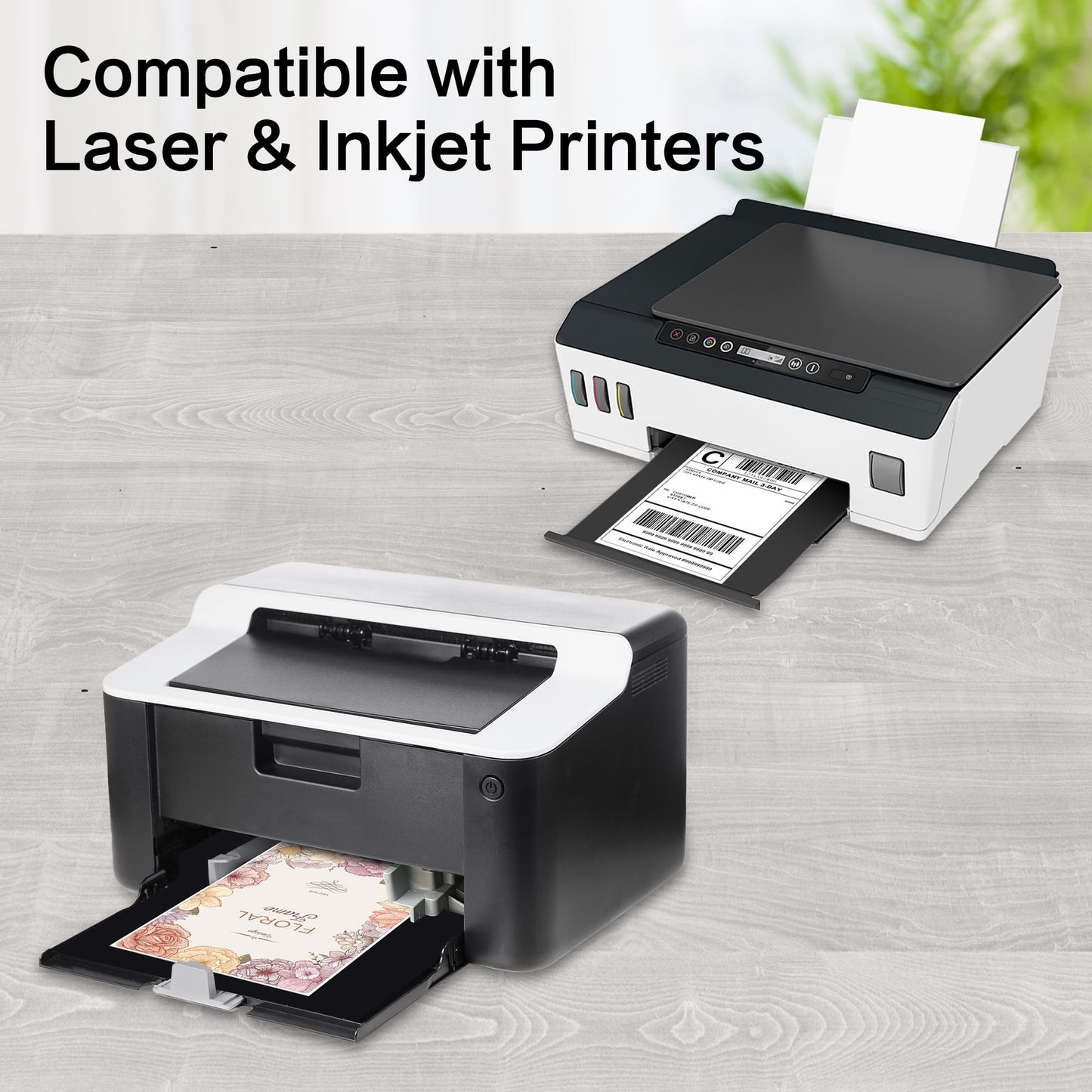 L LIKED 1000 Pre-Cut 4x6 Sheet Shipping Labels for Laser & Inkjet Printers, Single Sheet, Self Adhesive Address Mailing Postage Stickers (1000 PCS Sheets)