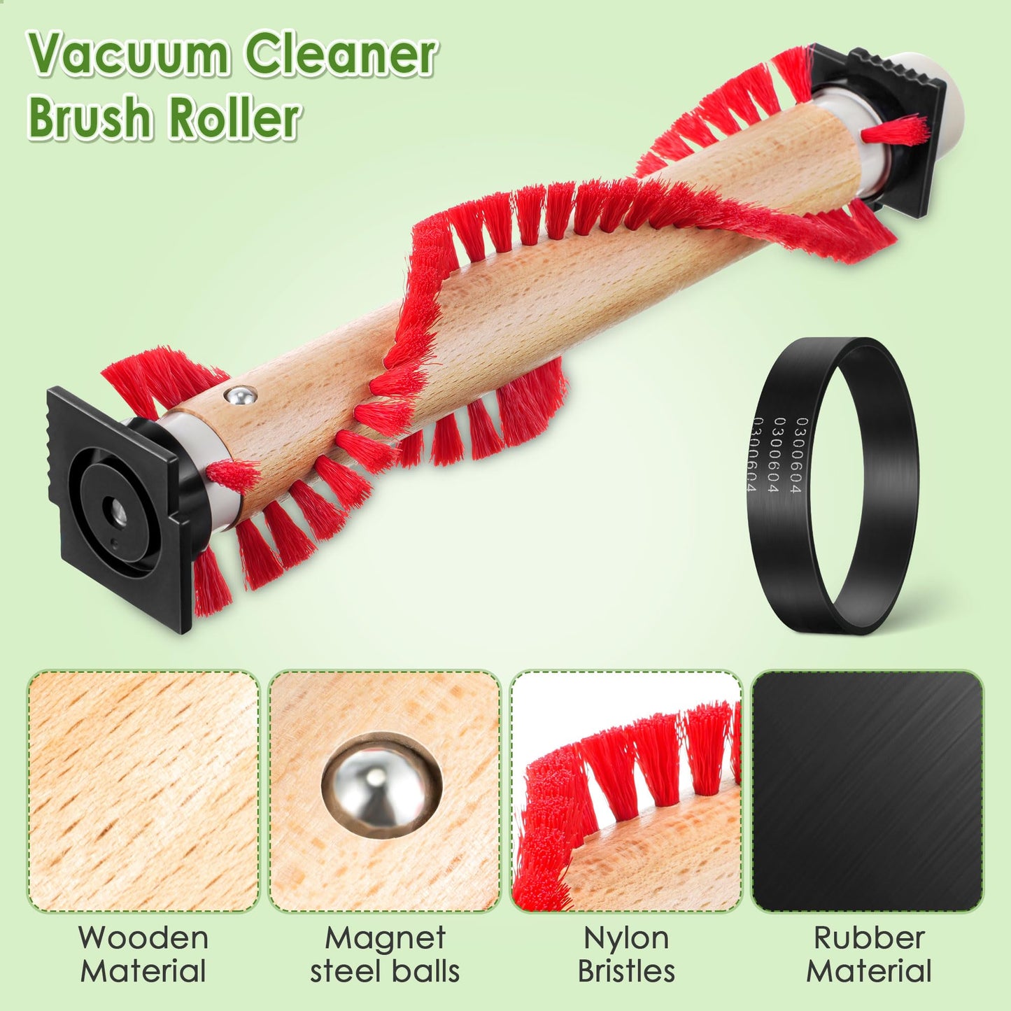Landhoow 24 Pcs Vacuums Brush Roller Compatible with Oreck XL Upright Cleaner, Upright Vacuum Belt & Bag, Cleaner Replacement Parts