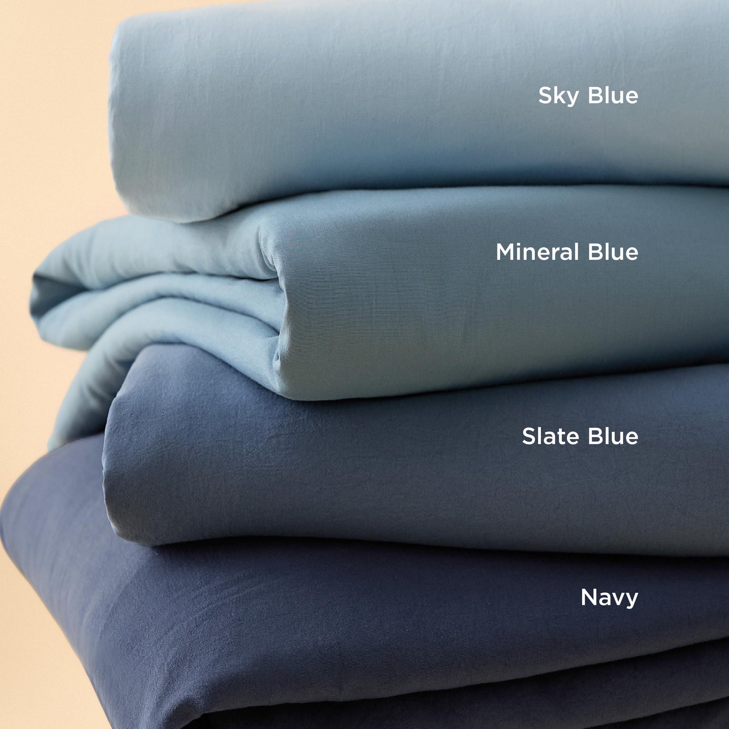 Bedsure Navy Blue Oversized King Duvet Cover - 3 Pieces Prewashed Cotton-Like Polyester Extra Soft Bedding Set, Includes 1 Duvet Cover 120x98 Inches with Zipper Closure & 2 Pillow Shams, No Comforter