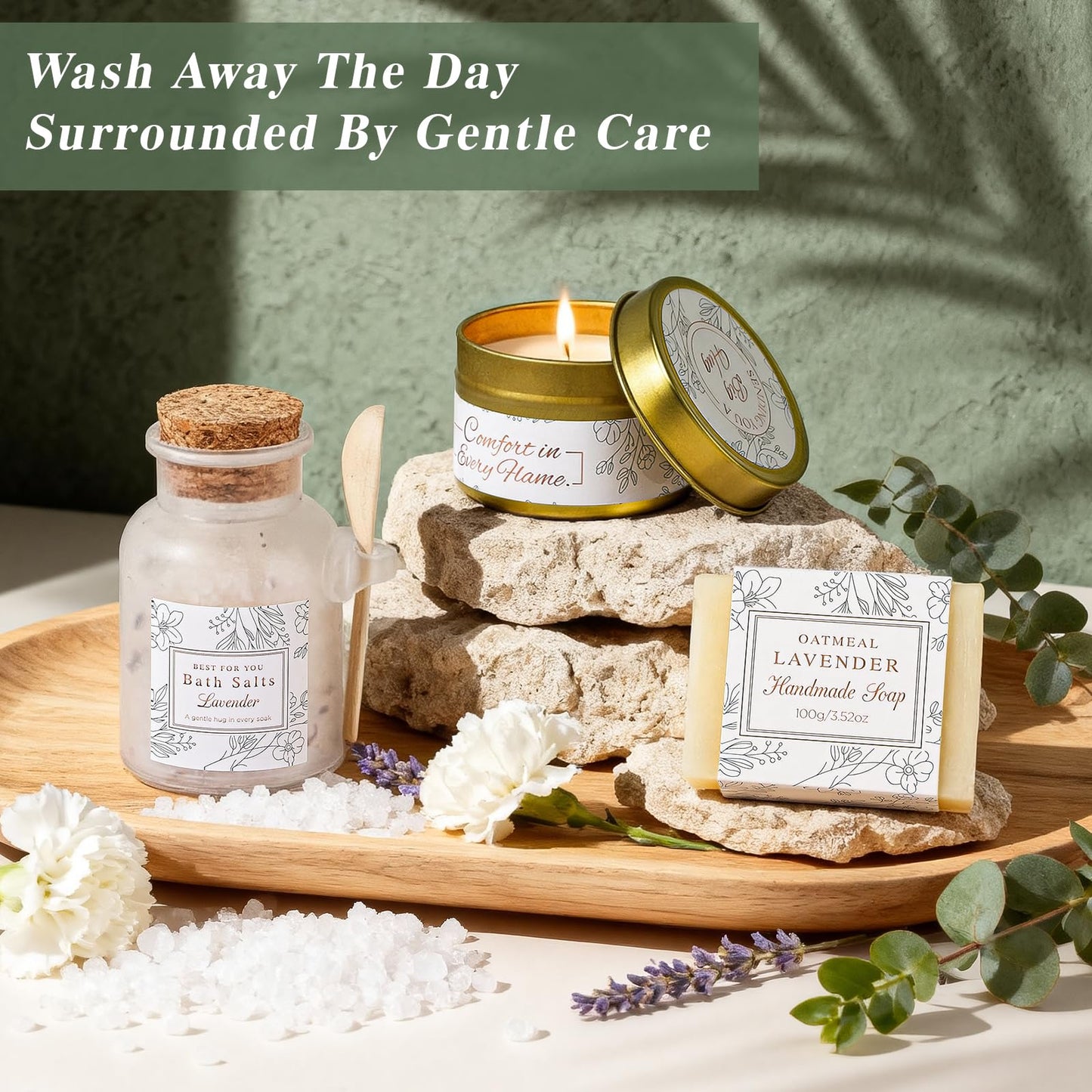 GIFTINBOX Mother s Day Gifts for Mom, Gift Baskets for Women, Birthday Gifts for Women, Get Well Soon Gift After Surgery, Self Care Package Spa, Sympathy Gift Baskets Thinking of You for Sister, Wife