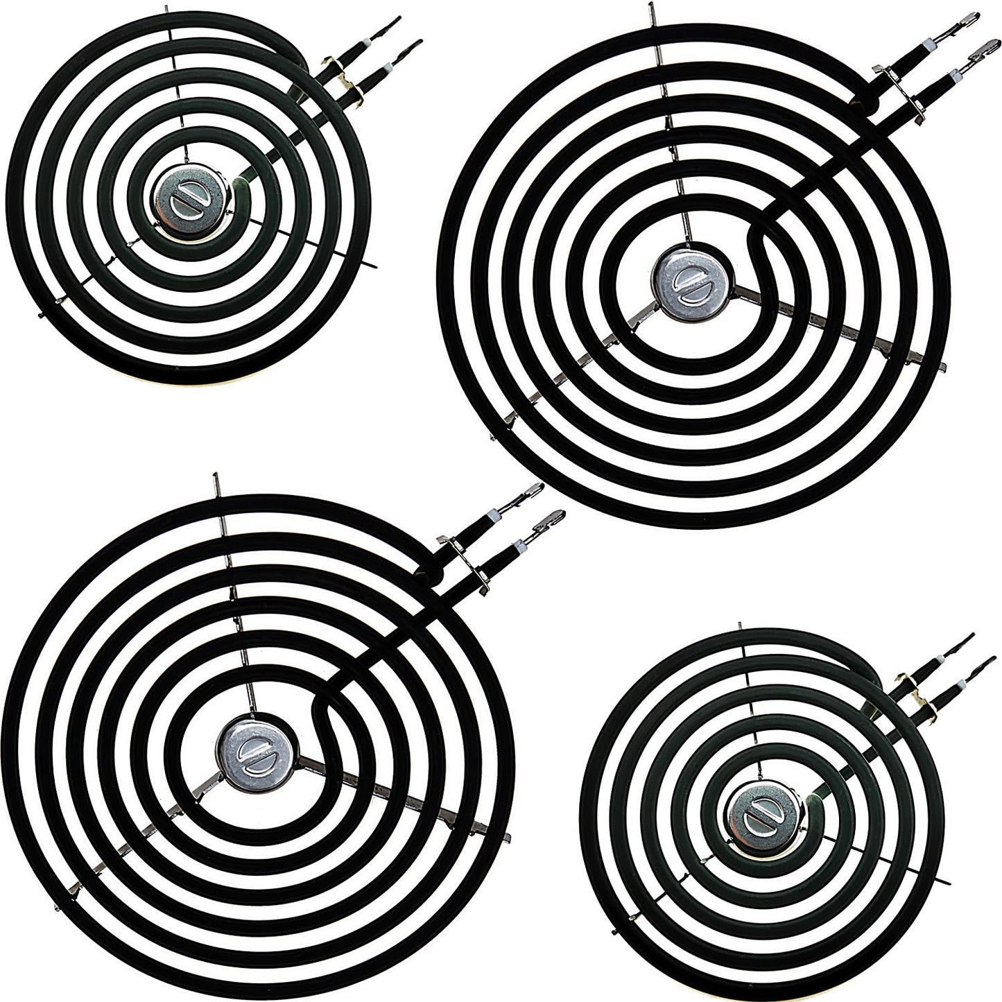 TOP-HEATER Stove Burner 6”&8” WB30M1 & WB30M2(234710 & 234715) Electric Stove Top Burner For GE Hotpoint RCA Range Stove, Electric Range Burner Element,4Pack