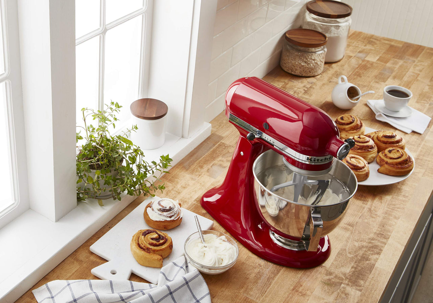 KitchenAid KFE5TS Flex Edge Beater For KitchenAid 4.5 and 5 Qt Tilt-Head Stand Mixers, Subtle Silver