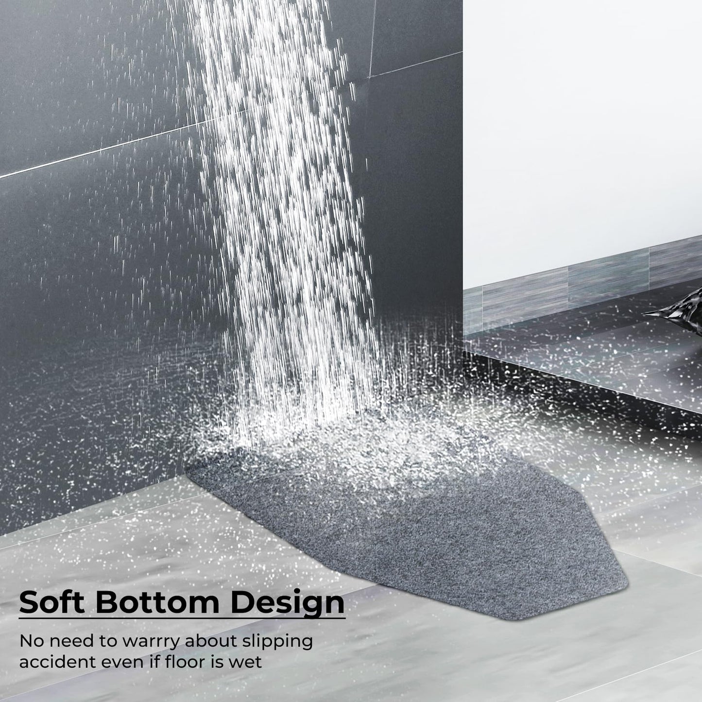 12PCS Urinal Mats, Urinal Mats for Men Bathroom, Non-Slip Urinal Mat, Water Absorption Deodorization Urinal Mat, Commerical Disposable Urinal Pads, for Men’S Restroom Urine Eliminating Odor（Black）