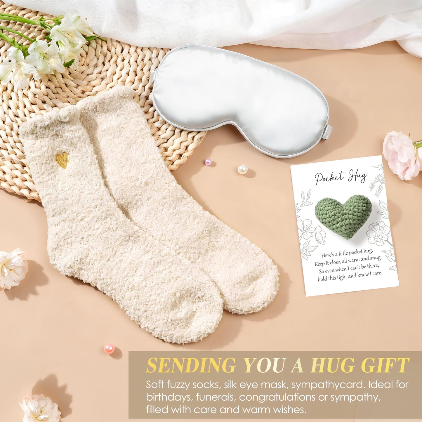 Self Care Gifts for Women, 16PC Get Well Soon Gift Baskets for Women After Surgery, Mothers Day Birthday Gifts Spa Care Package w/ Flannel Blanket, Sympathy Inspirational Thinking of You Gift Baskets