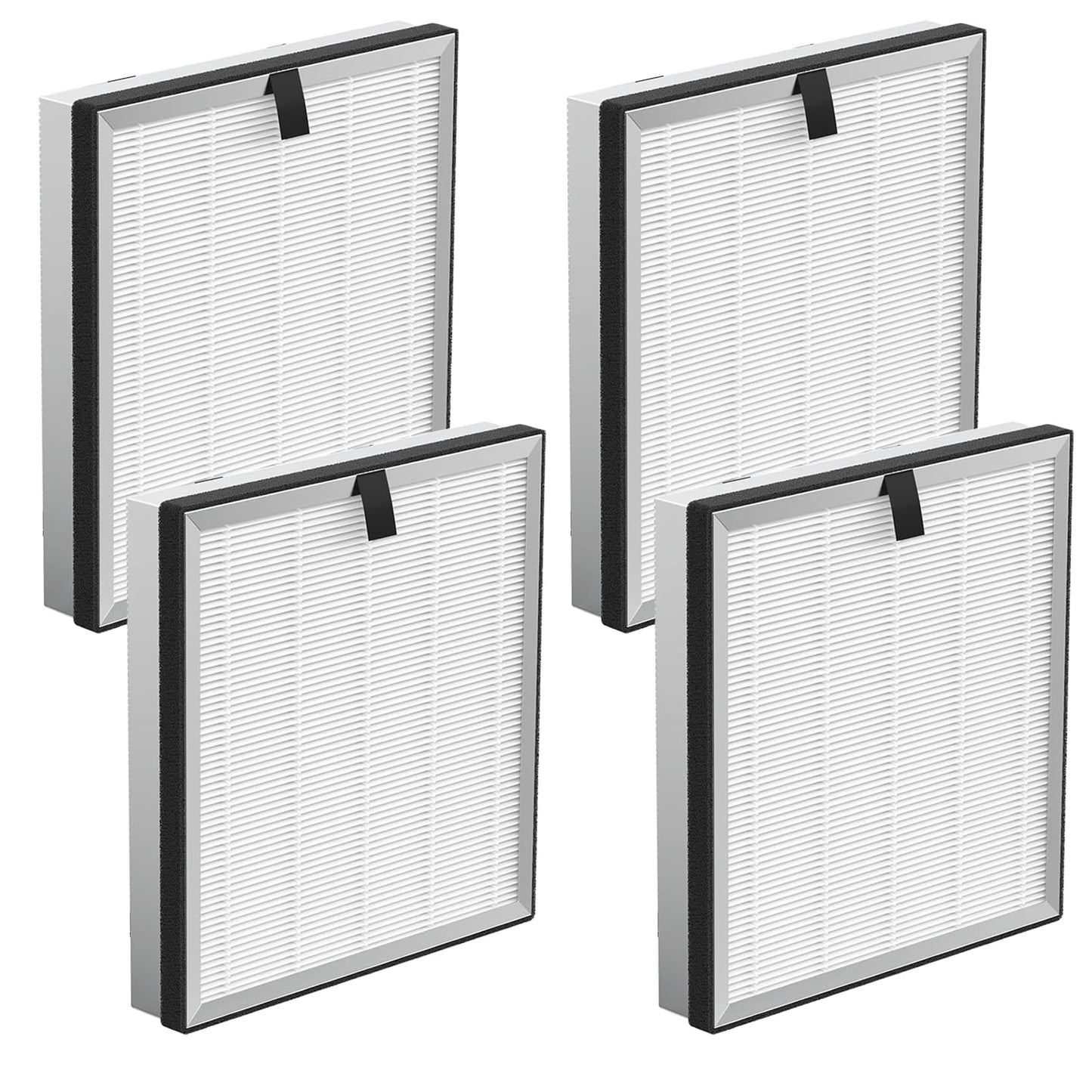 APH3000 Replacement Filter for KNKA APH3000 Air Purifier with 3-IN-1 True HEPA and Activated Carbon, 4 Pack aph3000 air filter for Dust, Pet Hair, etc
