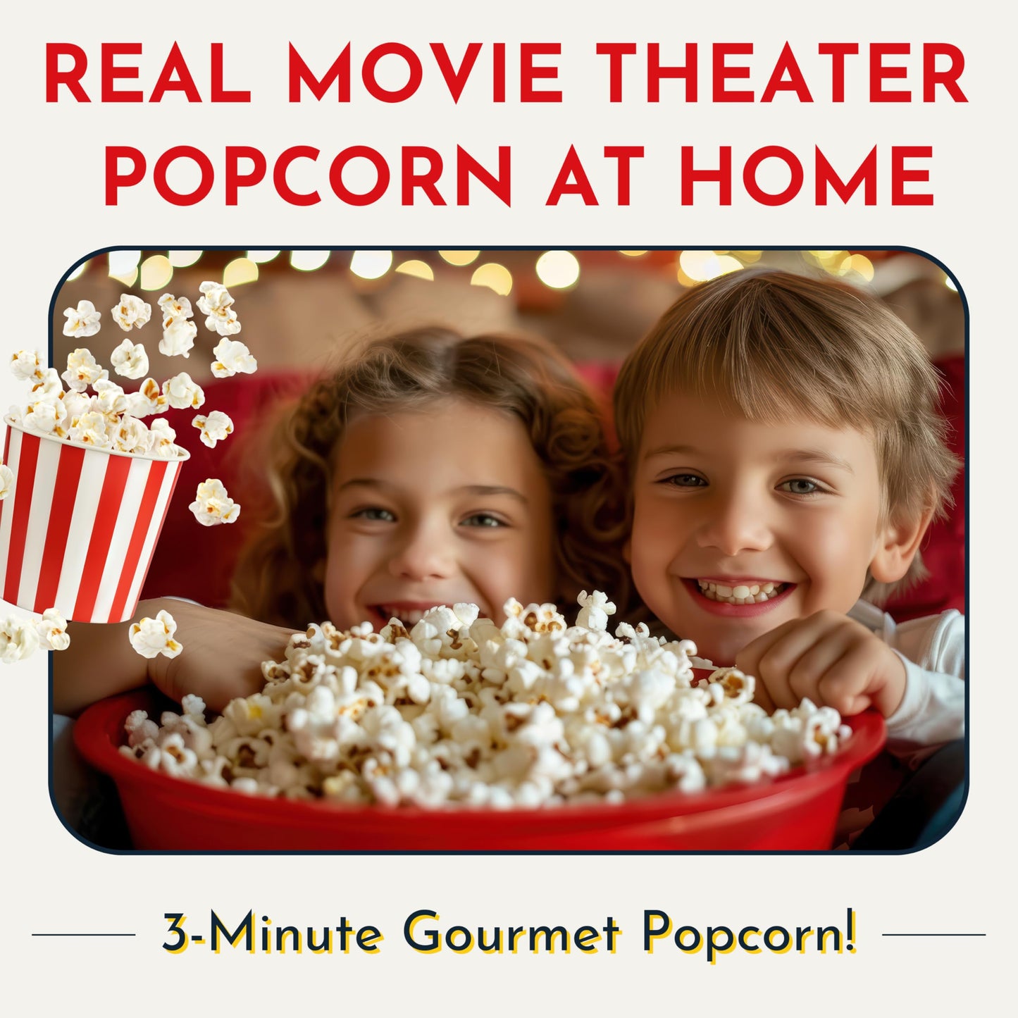 Original Whirley Pop Popcorn Machine – 3-Minute Stovetop Popcorn Maker for Home Movie Night & Game Night Snacks – Aluminum Pot with Metal Gears, Includes 1 Popping Kit – Silver