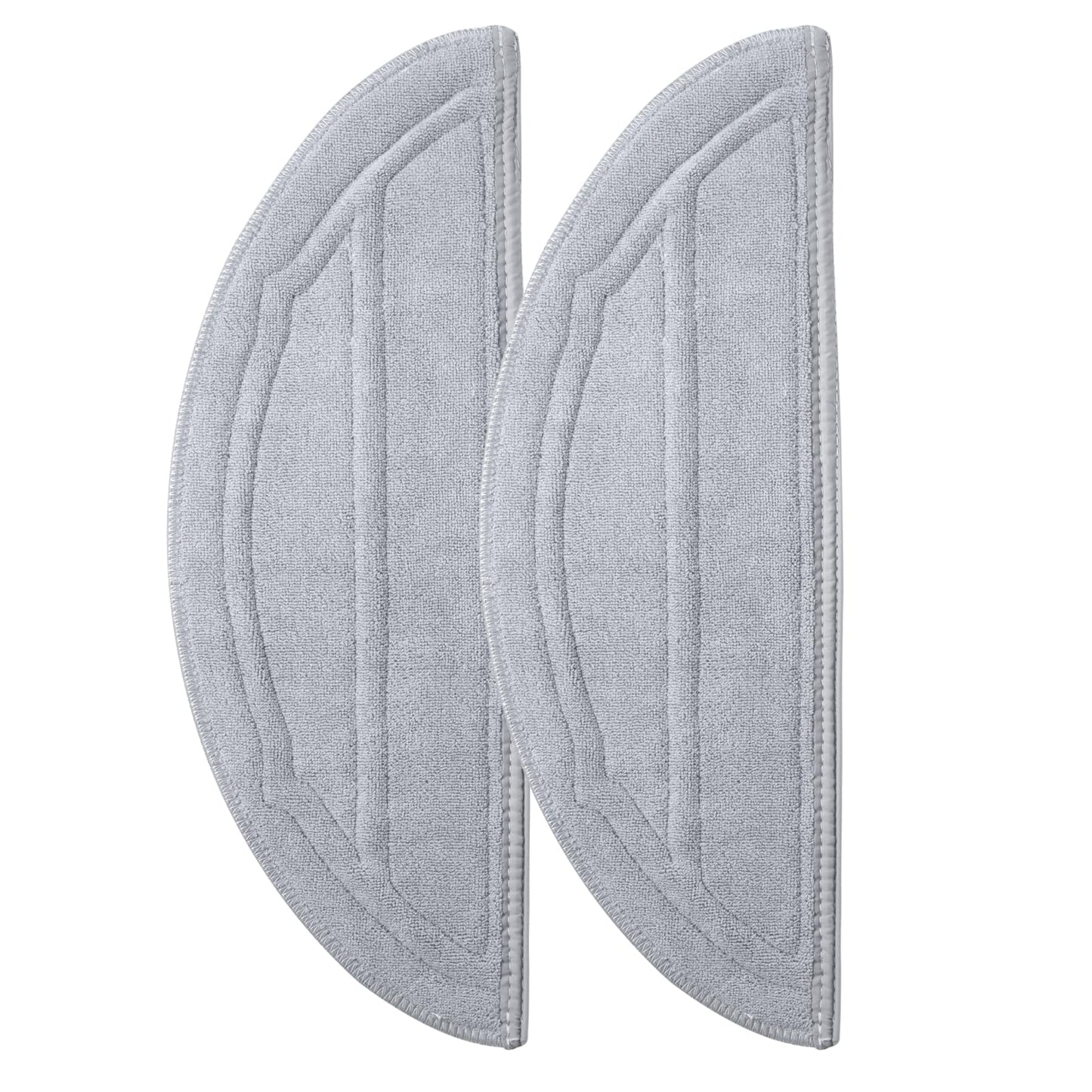 roborock Replacement Mop Cloths for Q10 S5/ Q10 S5+/ S8 Pro/ Q10V/ Q10 VF/ S8 Pro+/ Q10V+/ Q10V+/ Q10 VF+/ Q10 VF5+ MX, Compatible with Single Vibrating Zone Mop Mount, 2-Pack