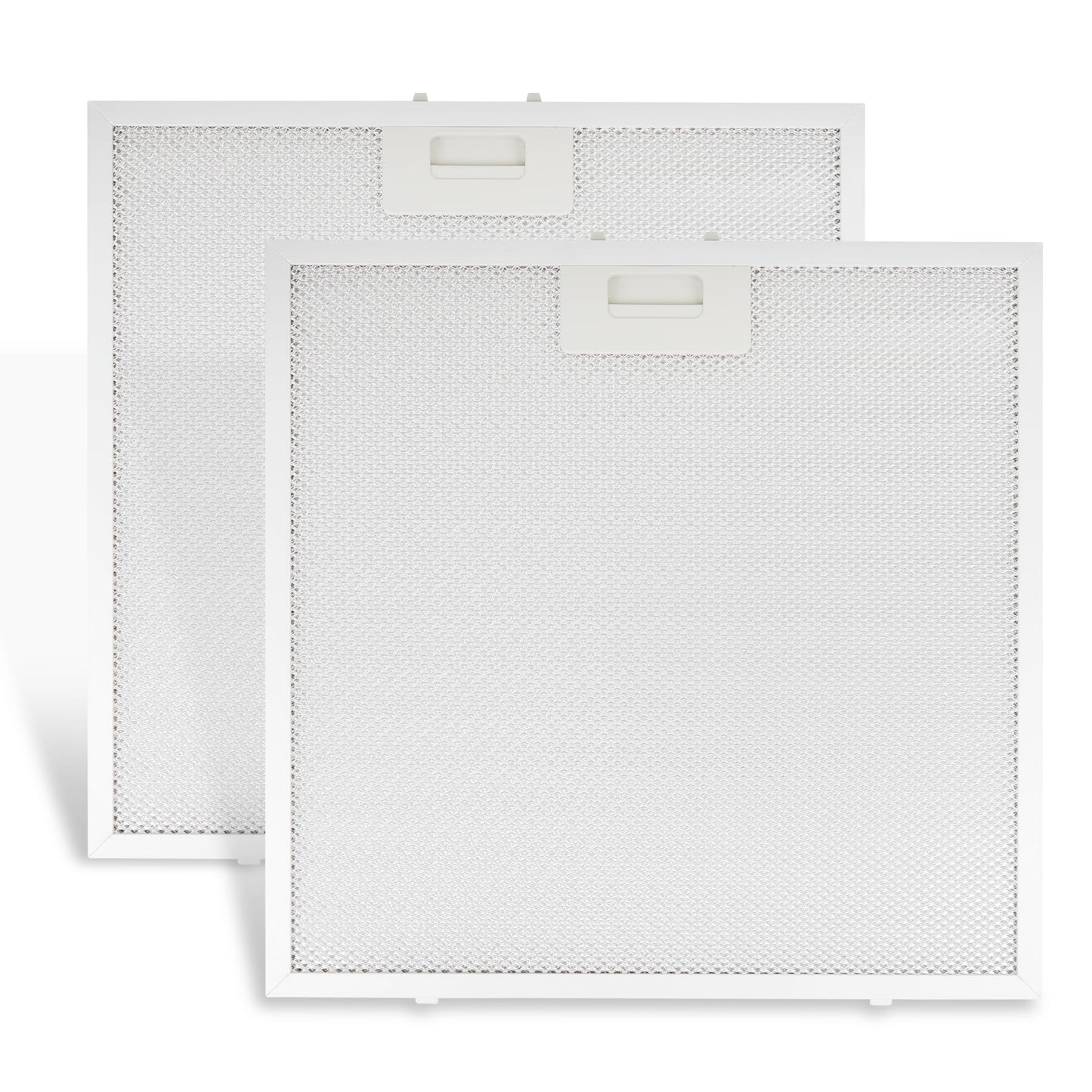 HAFANKA 2 PCS WB02X27207 Range Vent Hood Grease Filter Replacement for GE Model JVX5300BJ1TS JVX5300EJ2ES JVX5305DJ2WW, Replaces 4463981 AP6039217 PS11771771 EAP11771771, 13.75"L × 13.75"W × 0.35"Th