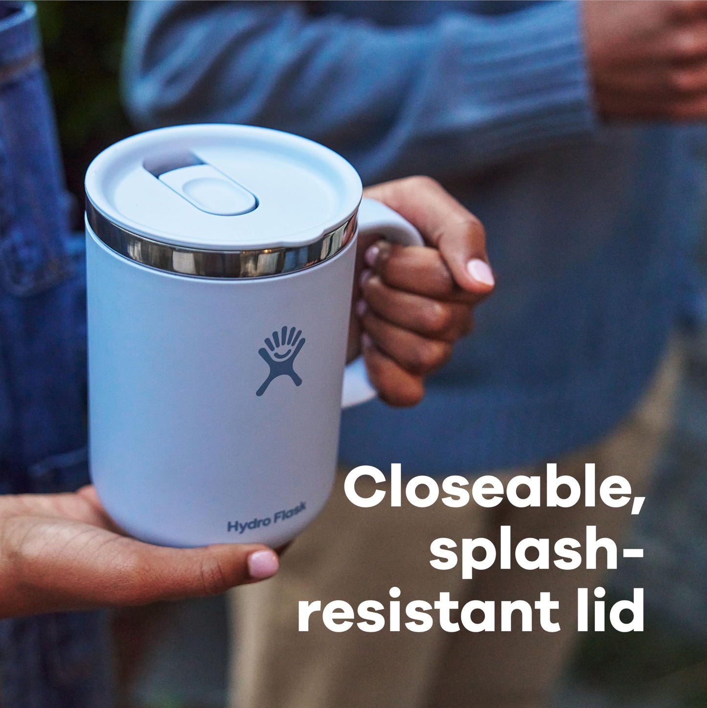 Hydro Flask Coffee Mug – Insulated Stainless Steel, Non Spill, Leak Resistant Travel Mug 24 Oz Beachplum Purple