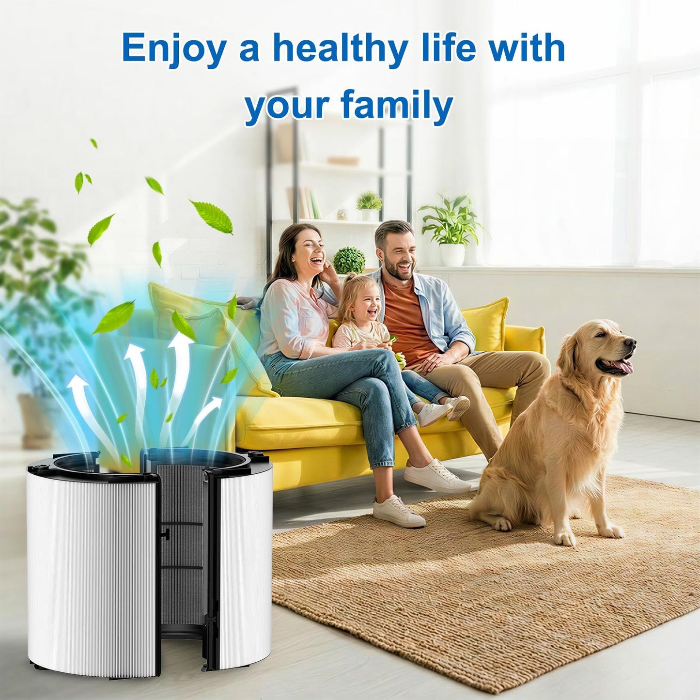 360 Combi Glass HEPA + Carbon Filter Replacement For Dyson TP10 HP10 HP09 TP09 HP07 TP07 TP06 HP06 HP04 TP04 PH04 PH03 PH02 PH01 DP04 TP7C TP4A TP4B TP11 HP11 HP1 PC1 Air Puri-fier, #965432-01, 2 Pack