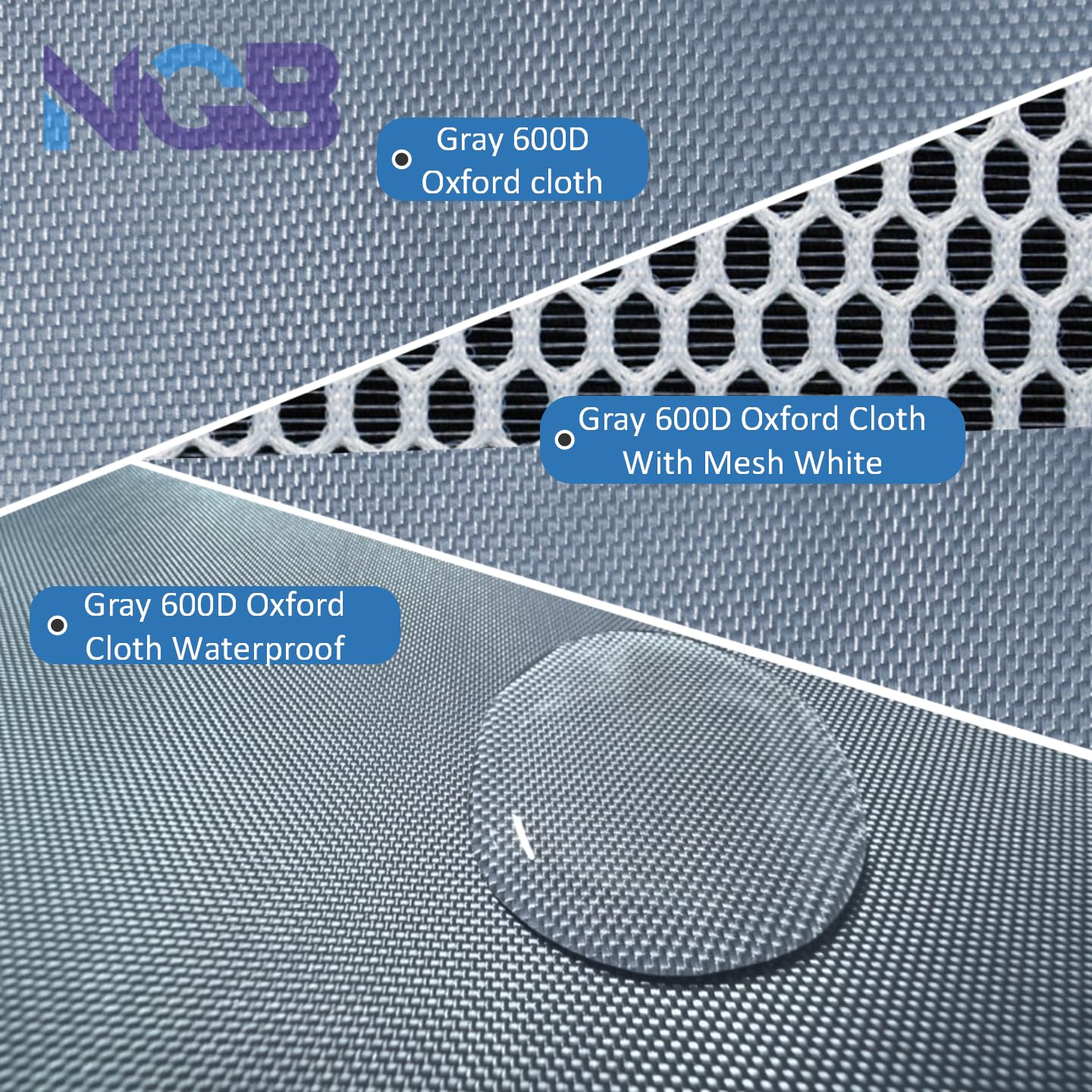 NGB Mini Split Cover for Air Conditioner Outdoor Units with 600D Waterproof Material, UV, Dust, Wind and Snow Resistant, Maximum Size 32.3Lx13.7Wx24H in, Can be Used While Running, Grey.