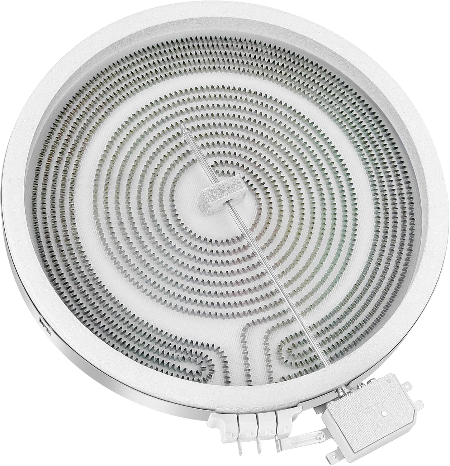 Upgraded WB30X24111 WB30T10133 Range 9" Dual Radiant Surface Element Compatible with G-E Hot-Point Electric Range 9 inch Dual Surface Burner Element, Replace 2512343818-1 Year Warranty by Fetechmate