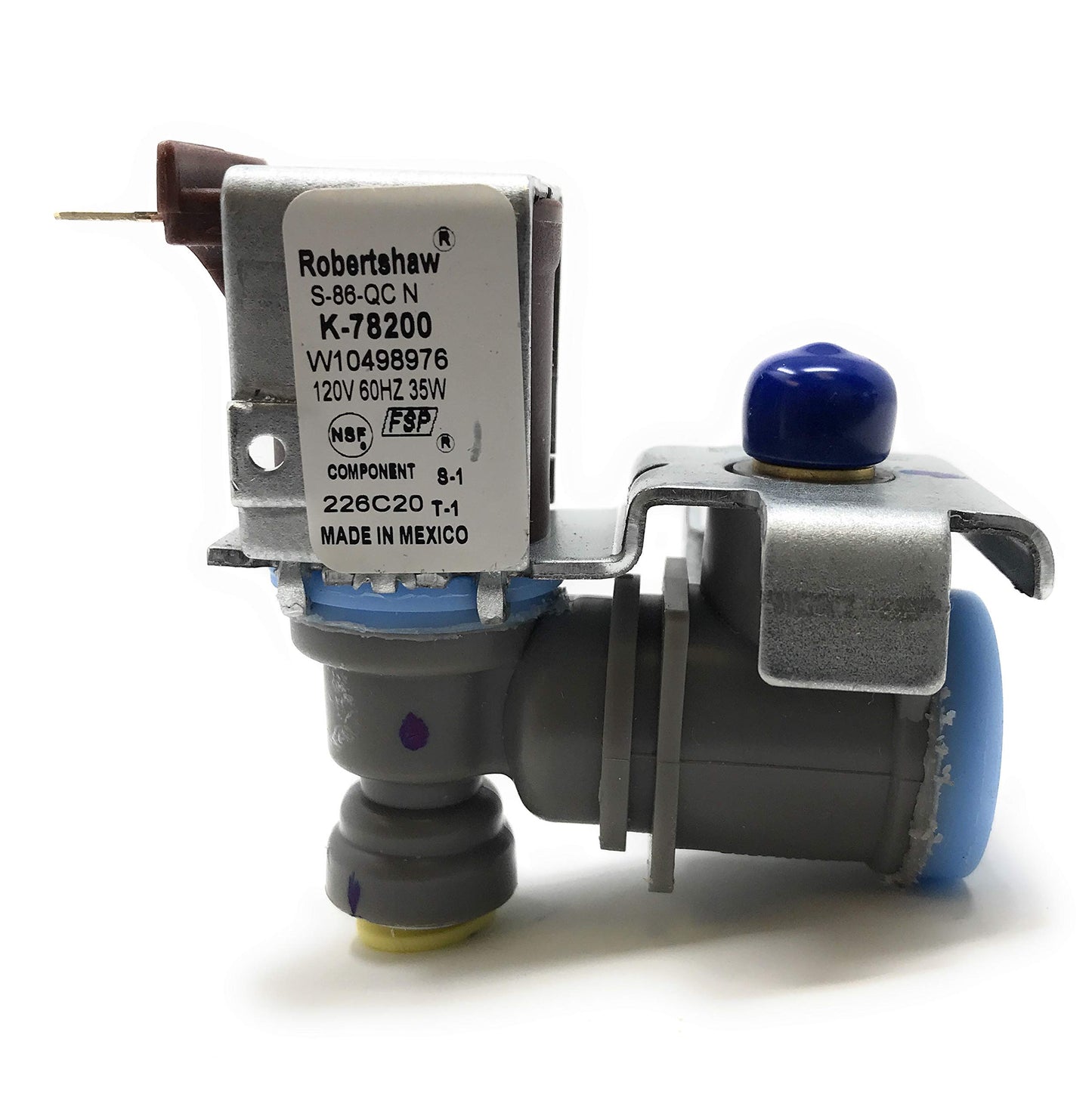 Ice Maker Valve W10498976, W10420082