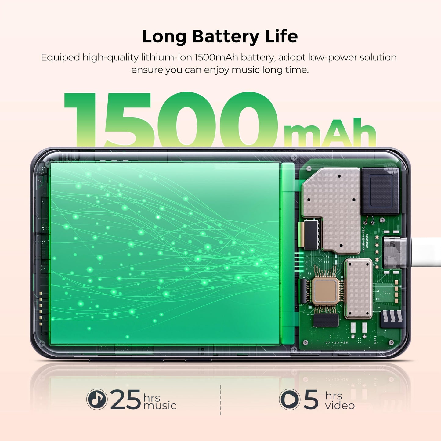 160GB MP3 Player with Bluetooth and WiFi, innioasis Music Player with Spotify,Pandora,Amazon Music,4" Touch Screen Android MP4 MP3 Player for Kids with Libby,Audible,Spotify Kids(Black)